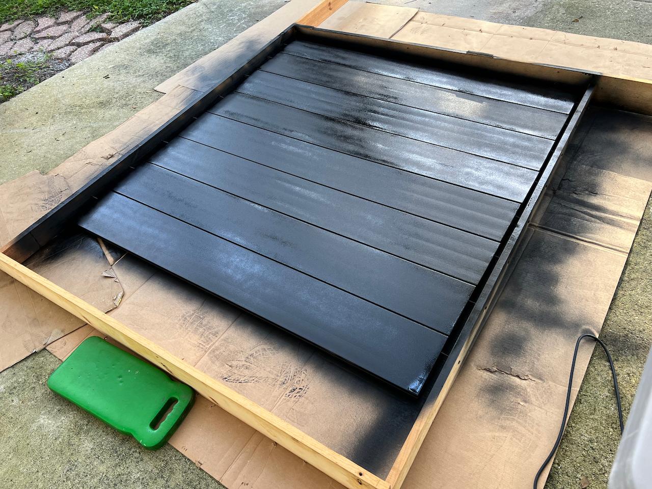 Rivian R1T R1S DIY Tonneau Cover - PVC Fence Planks with Bedliner Coating Tonneau - 605