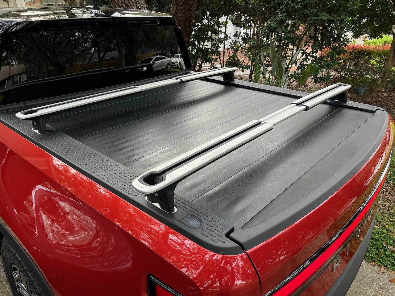 Rivian R1T R1S DIY Tonneau Cover - PVC Fence Planks with Bedliner Coating Tonneau - 700