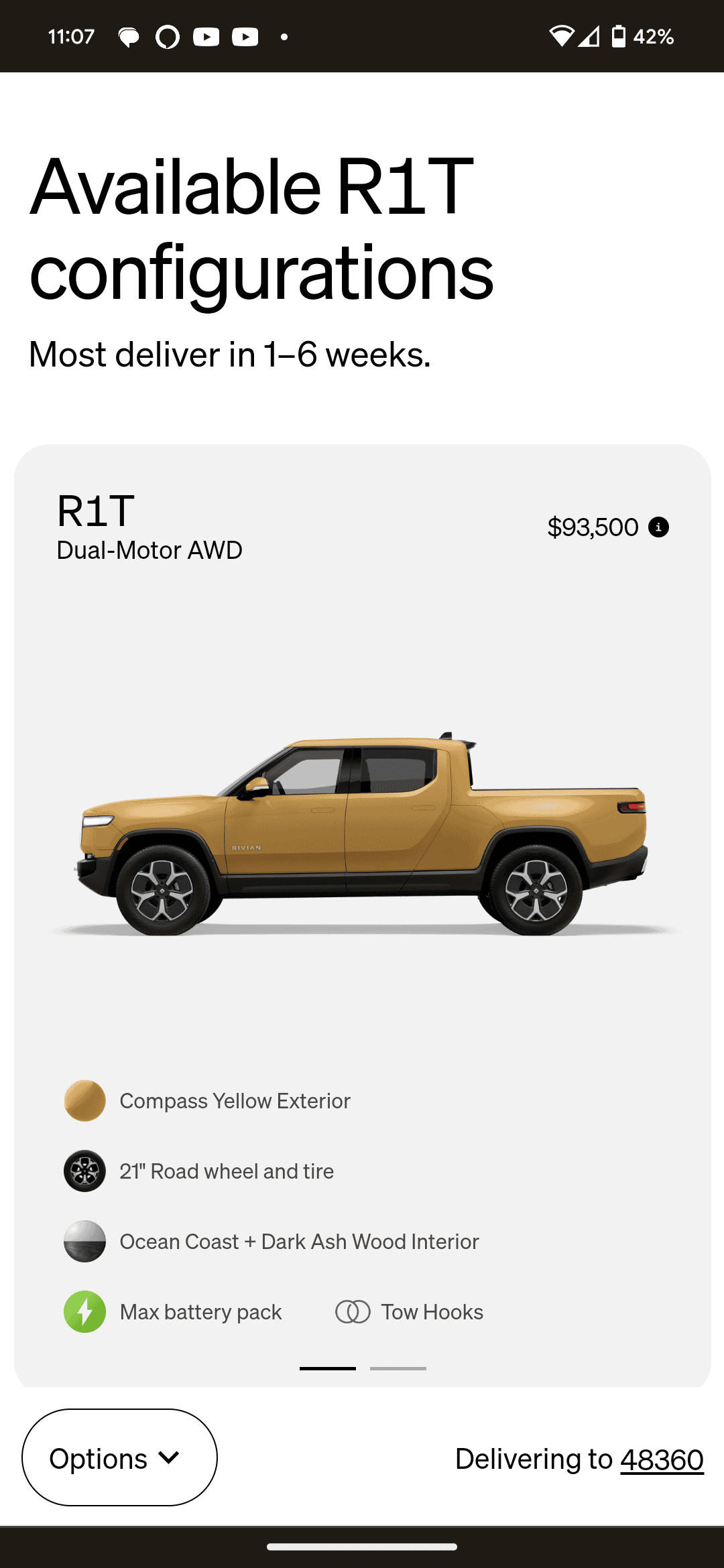 Rivian R1T R1S R1T Max Pack Available in R1 Shop Email 1000002010