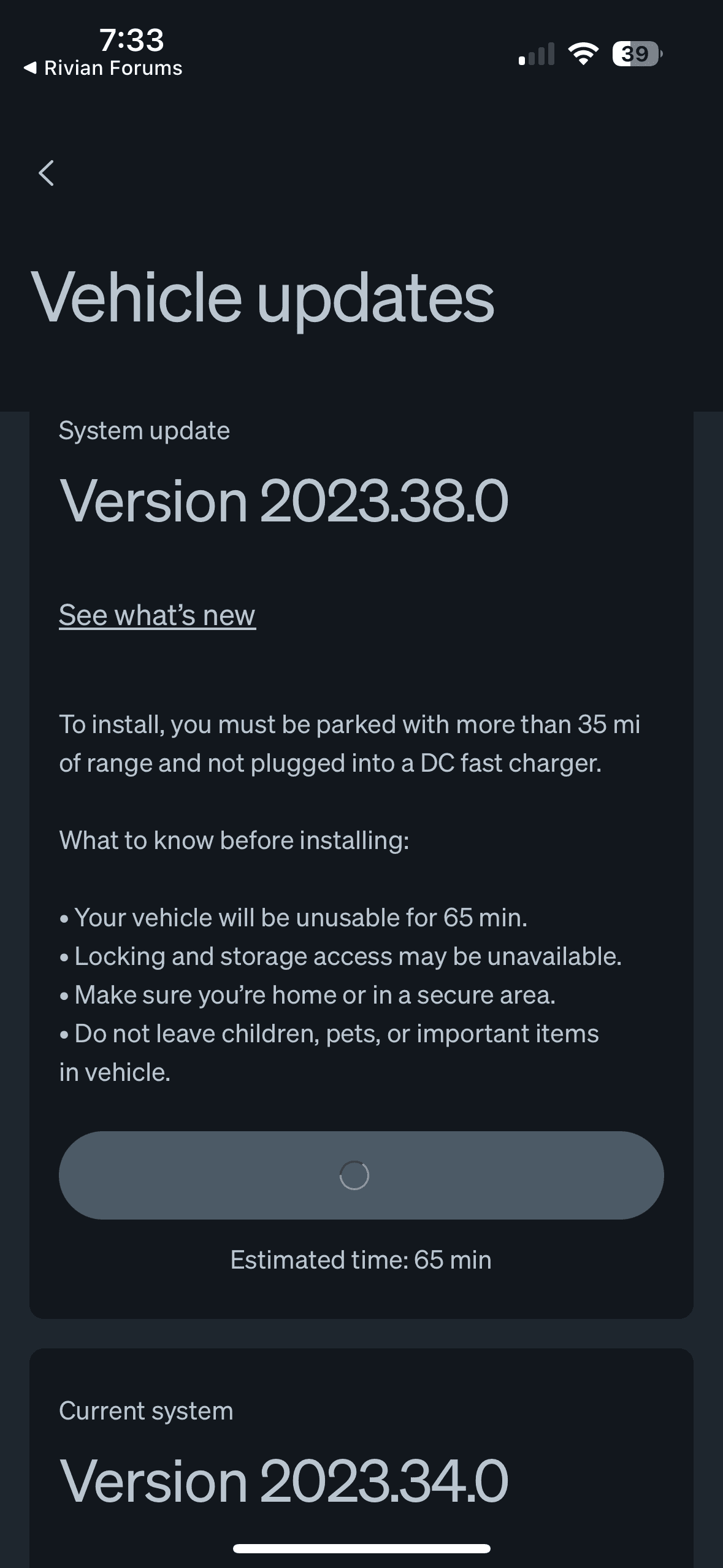 Rivian R1T R1S Software Update 2023.38 Release Notes ? IMG_3292
