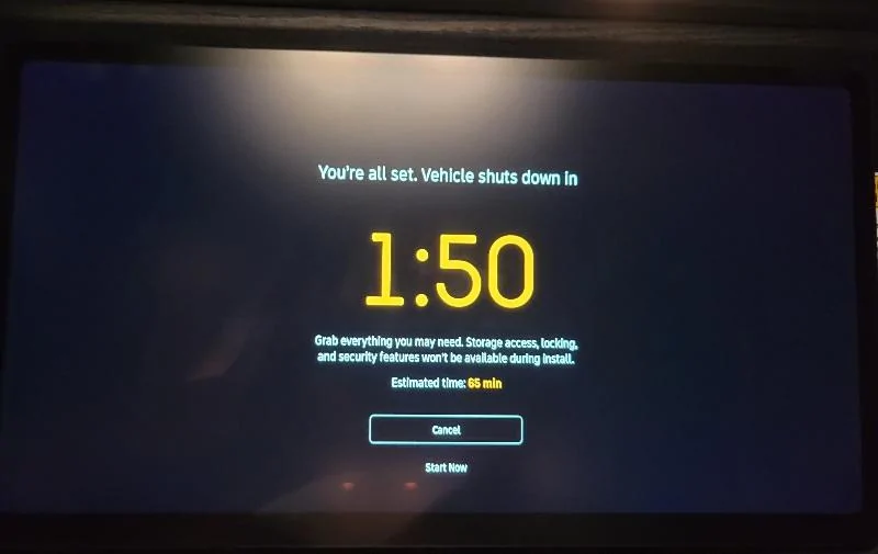Rivian R1T R1S OTA Update 2023.38.0 - Early Look! Drive Mode & Towing Experience Changes 20231016_193844