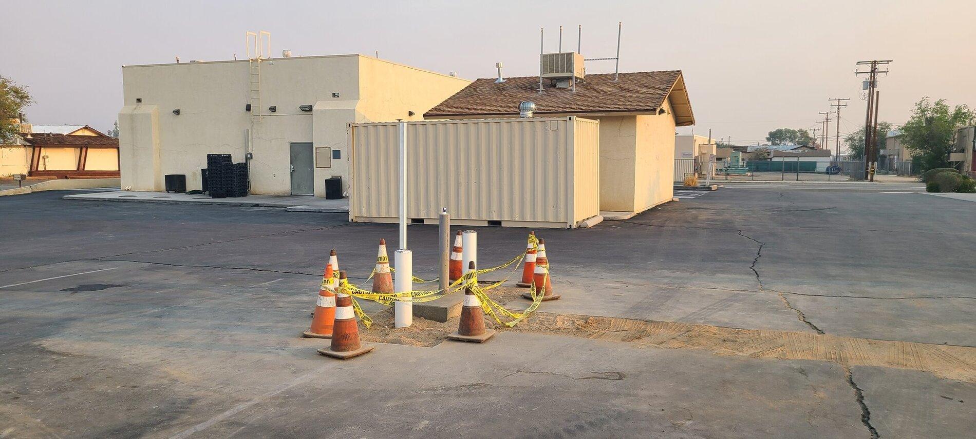 Rivian R1T R1S Construction in progress on RAN - Inyokern, CA 20210821_070745