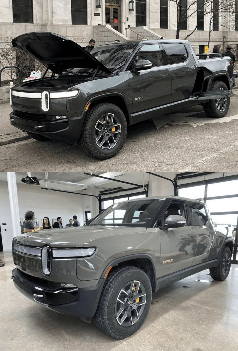 Rivian R1T R1S The Battle of The Greens LGvsFG