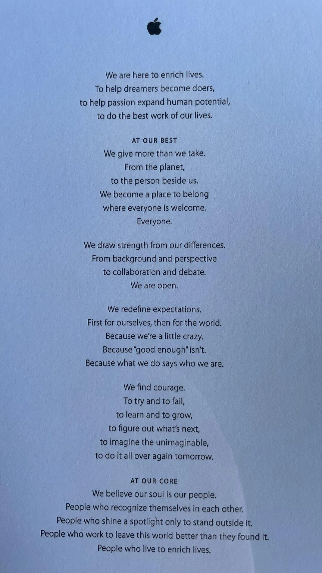 Rivian R1T R1S ? Rivian employee Compass booklet -- inspirational messages from RJ to employees 6C94B716-86A3-4323-86A1-BA723FA3FA31