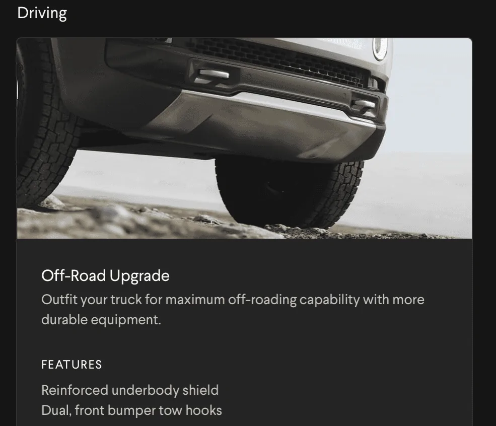 Rivian R1T R1S Off-Road Upgrade or Not? 1630338928797