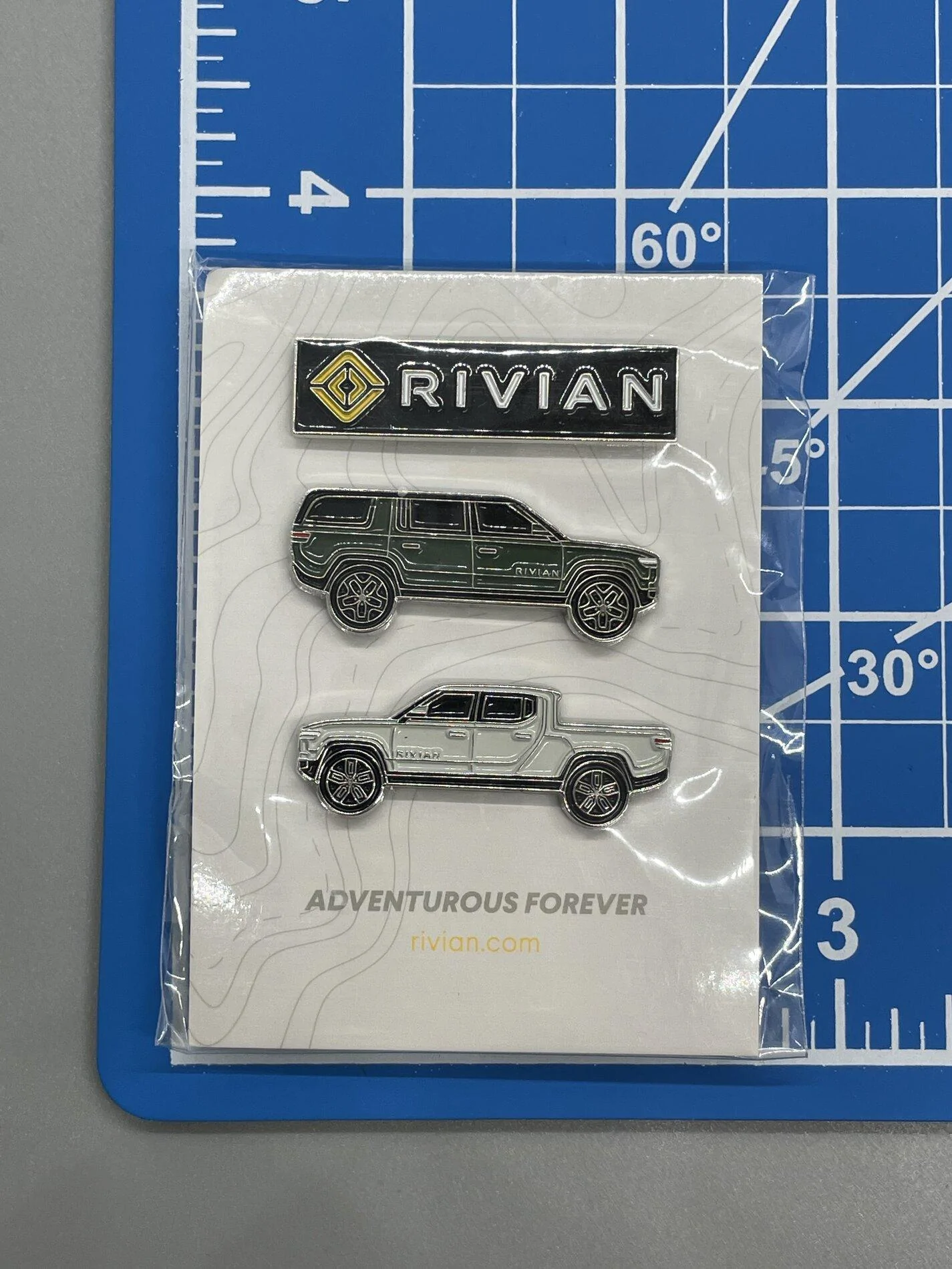 Rivian R1T R1S Rivian reservation holder welcome package. BBCF8604-F402-4468-8D5D-CACF4B802535