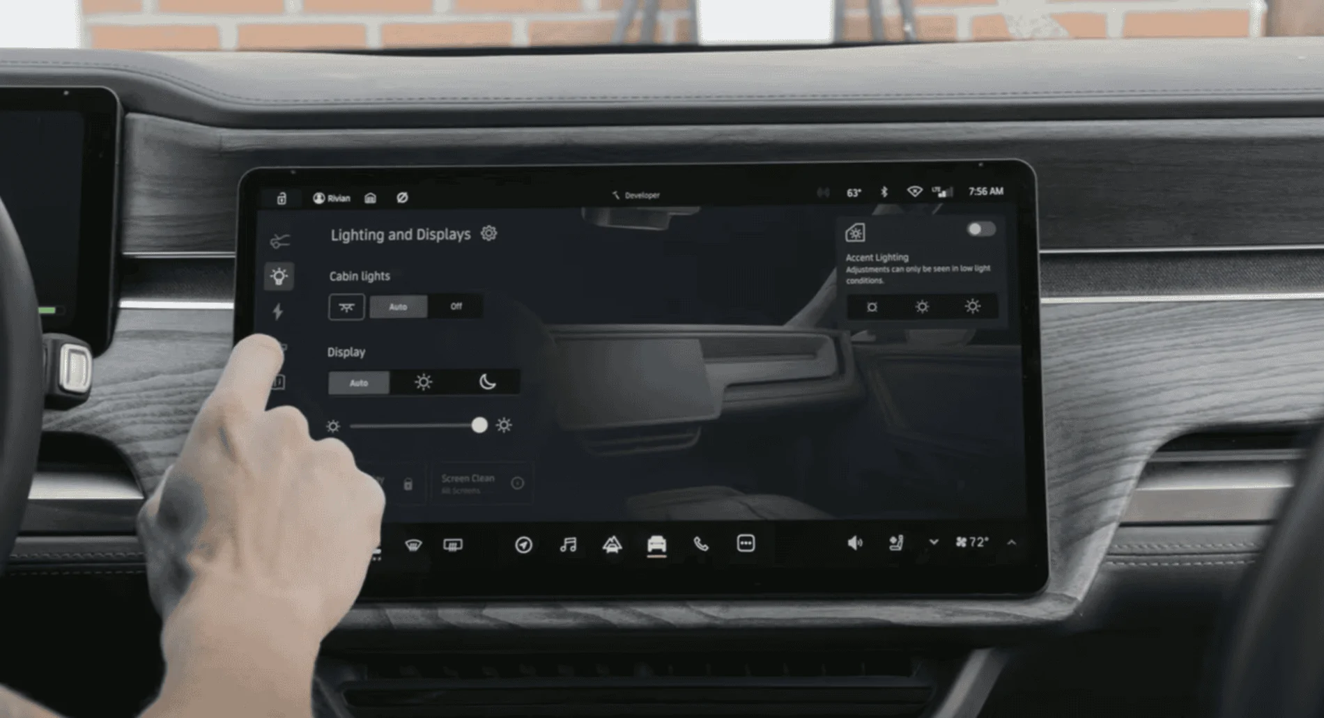 Rivian R1T R1S Rivian interior ambient light Screenshot_20210902-234940