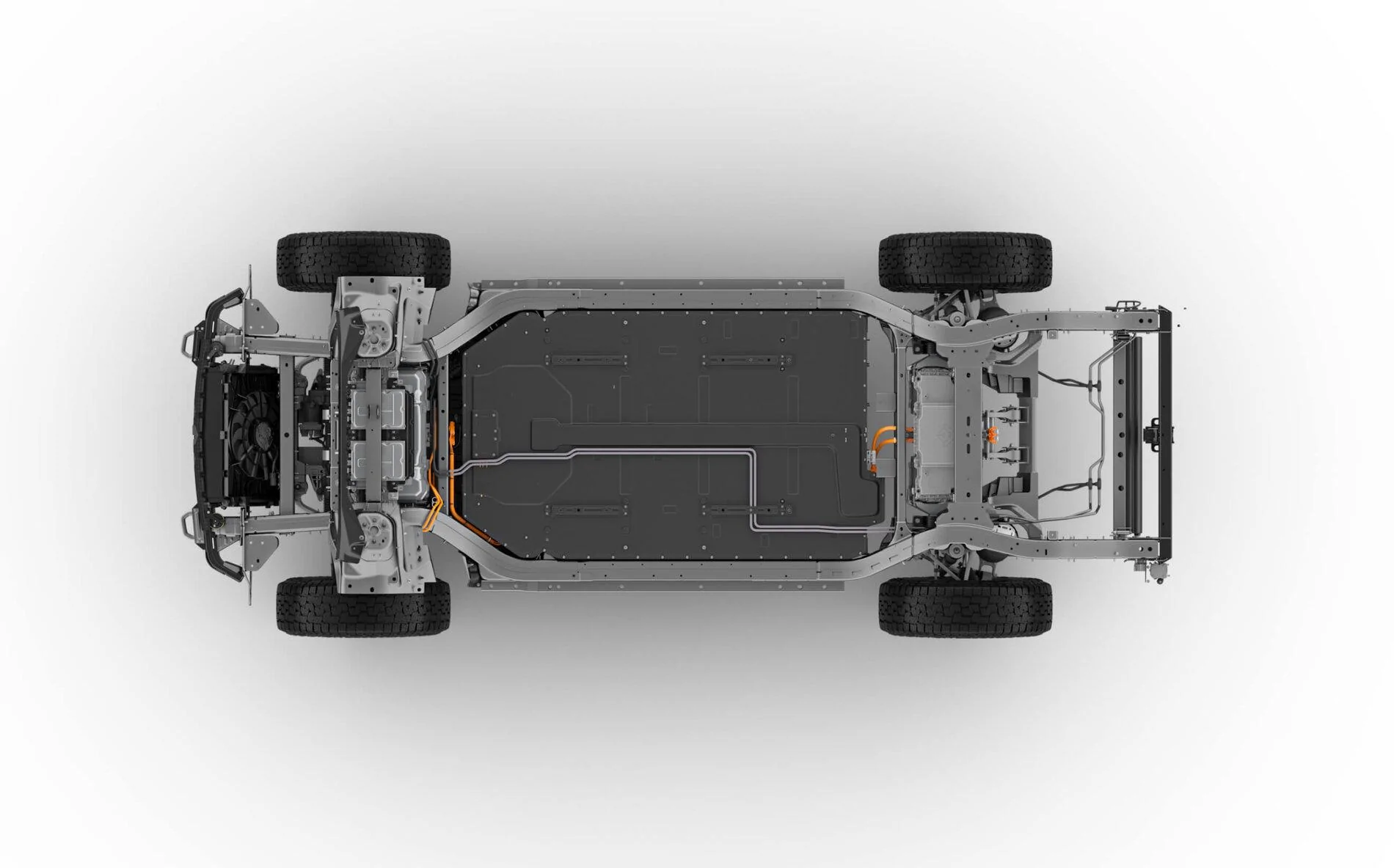 Rivian R1T R1S Max vs. Large battery Physical Location? 1630940003902
