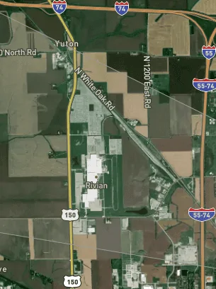 Rivian R1T R1S Normal Plant Satellite Images Screen Shot 2021-09-07 at 4.23.34 PM