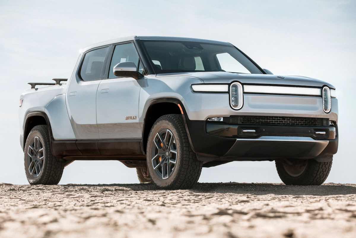 Rivian R1T R1S LA SILVER Rivian Photos LA Silver Rivian R1T Pickup 1