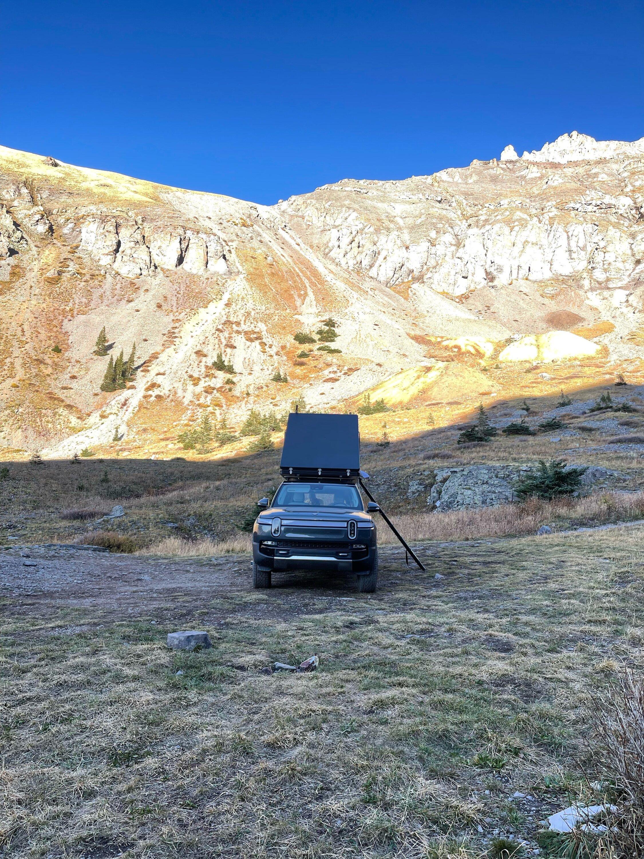 Rivian R1T R1S UPDATE: Camping at Gold King Basin (Alta Lakes) in R1S and RTT IMG_3046_Original