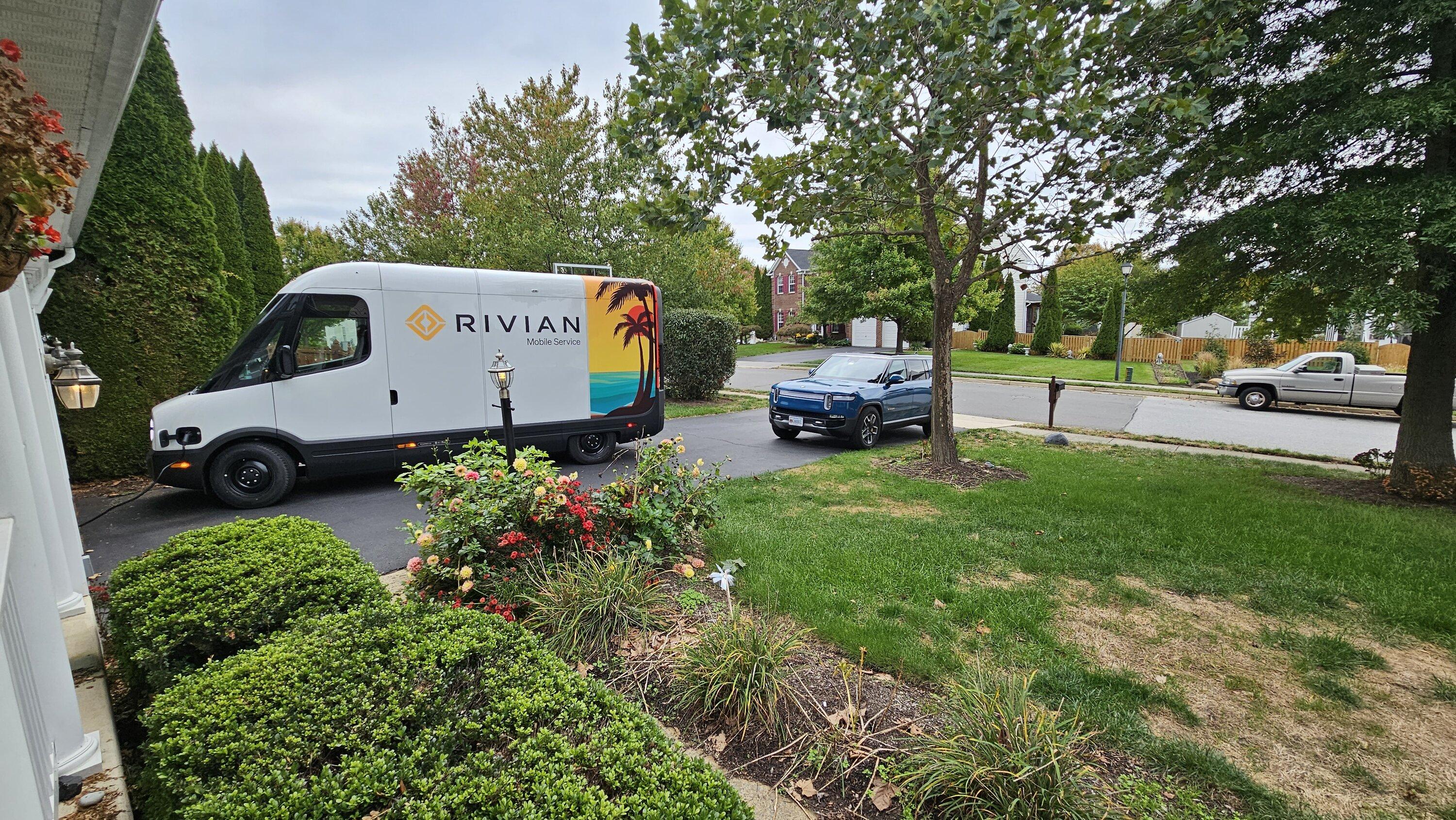 Rivian R1T R1S DMV Mobile service experience 20231017_093553