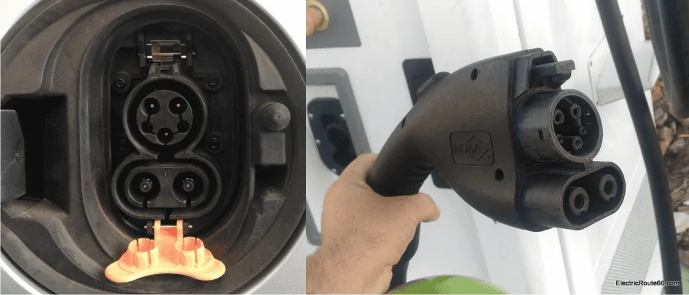 Rivian R1T R1S V4 Tesla Supercharger looks more user friendly + magic dock connector and display (spotted photos) 1697598937229