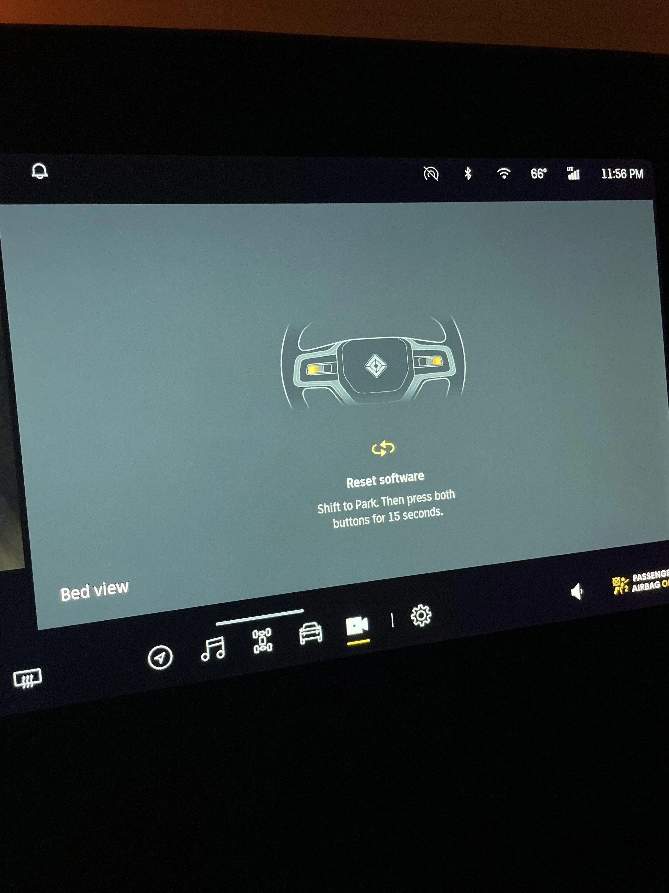Rivian R1T R1S Bed Camera not working after update 2023.38.0 imag