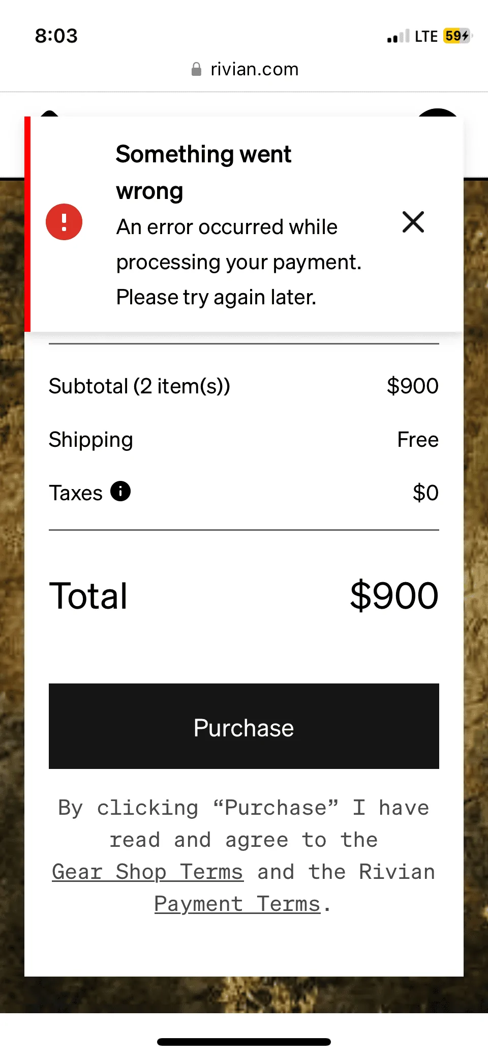 Rivian R1T R1S Gear Shop Failure IMG_2145