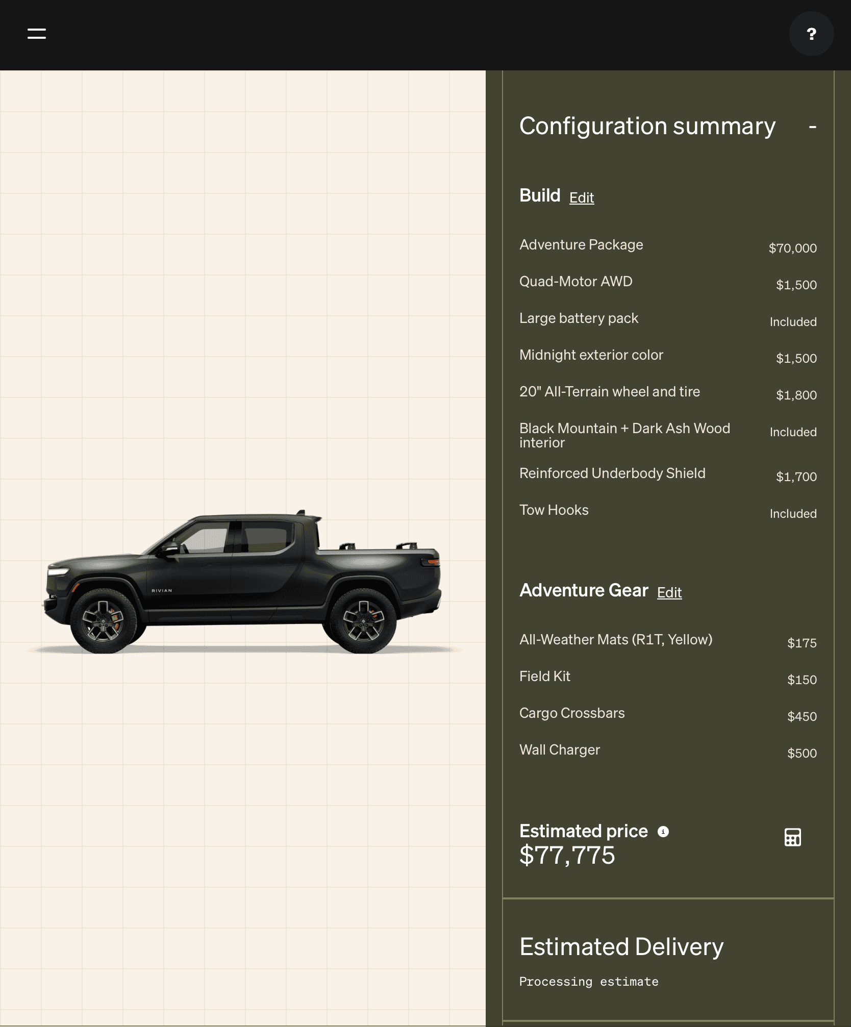 Rivian R1T R1S Pre-March Pricing Account  Rivian T.jpe