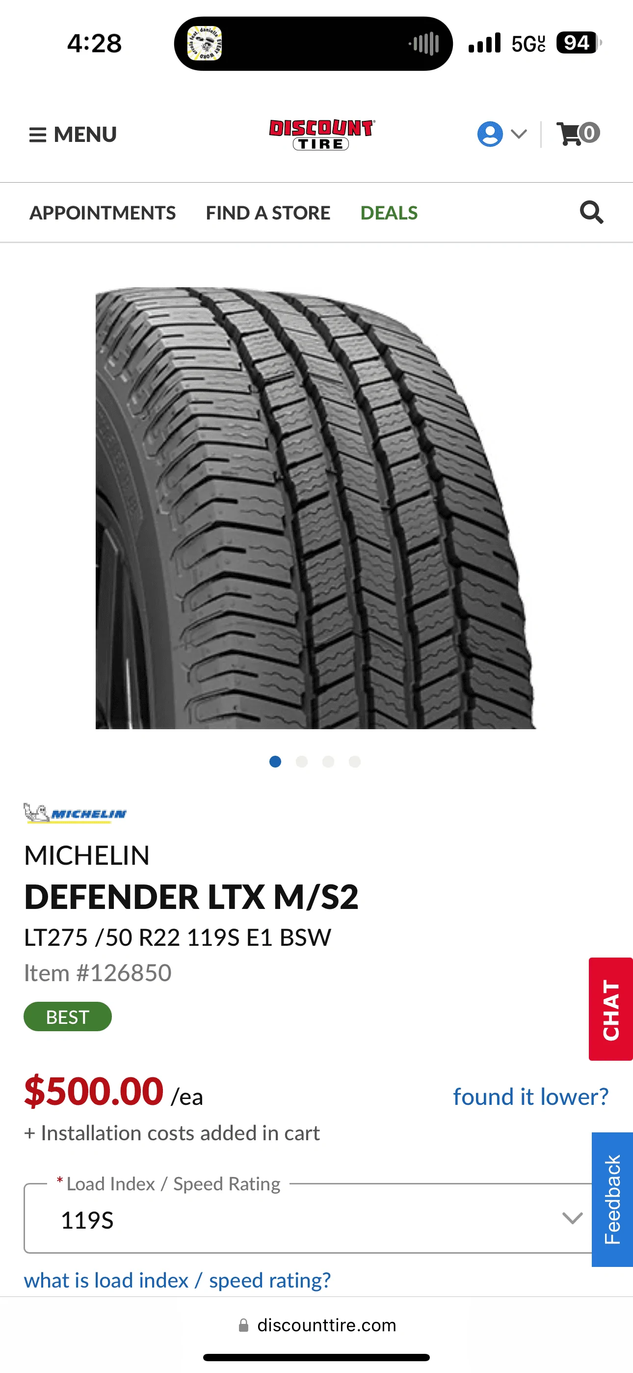 Rivian R1T R1S 22" Inch Tire Options IMG_8299