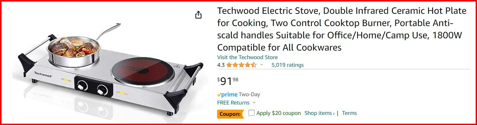 Rivian R1T R1S Will this cooktop burner work with Rivian? Screenshot 2023-10-19 172626