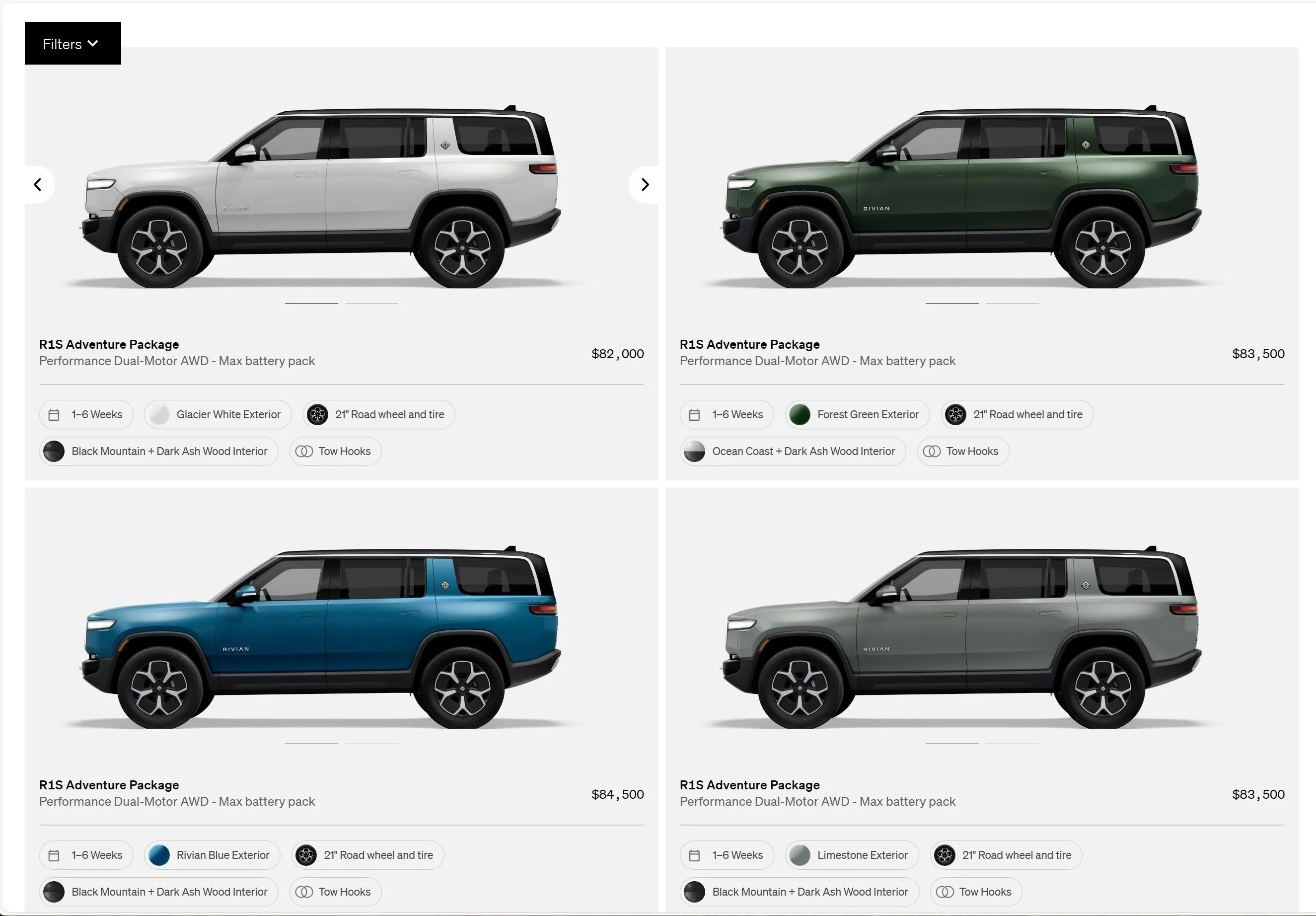 Rivian R1T R1S R1T Max Pack Available in R1 Shop Email Screenshot 2023-10-20 070536