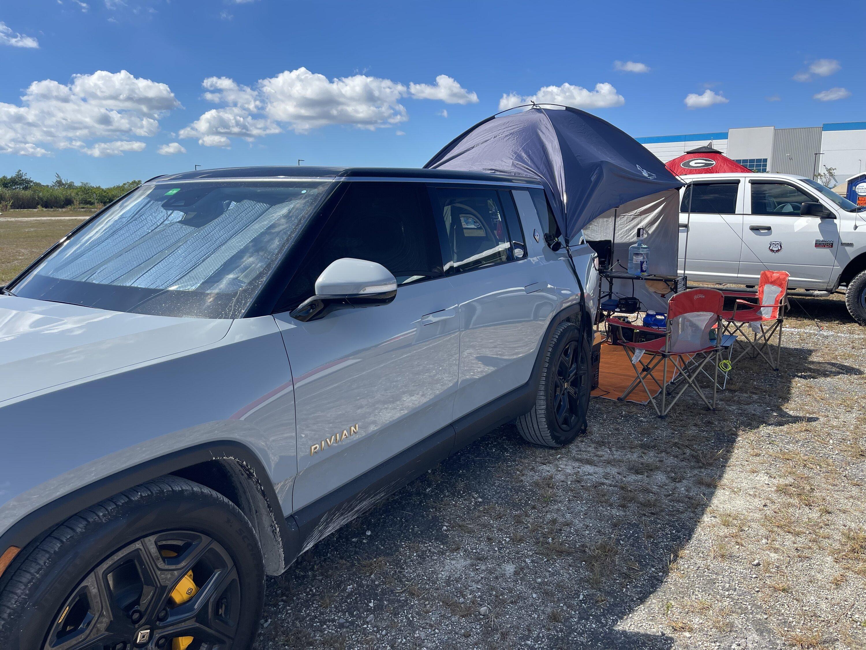 Rivian R1T R1S R1S car camping = successful experience IMG_2988