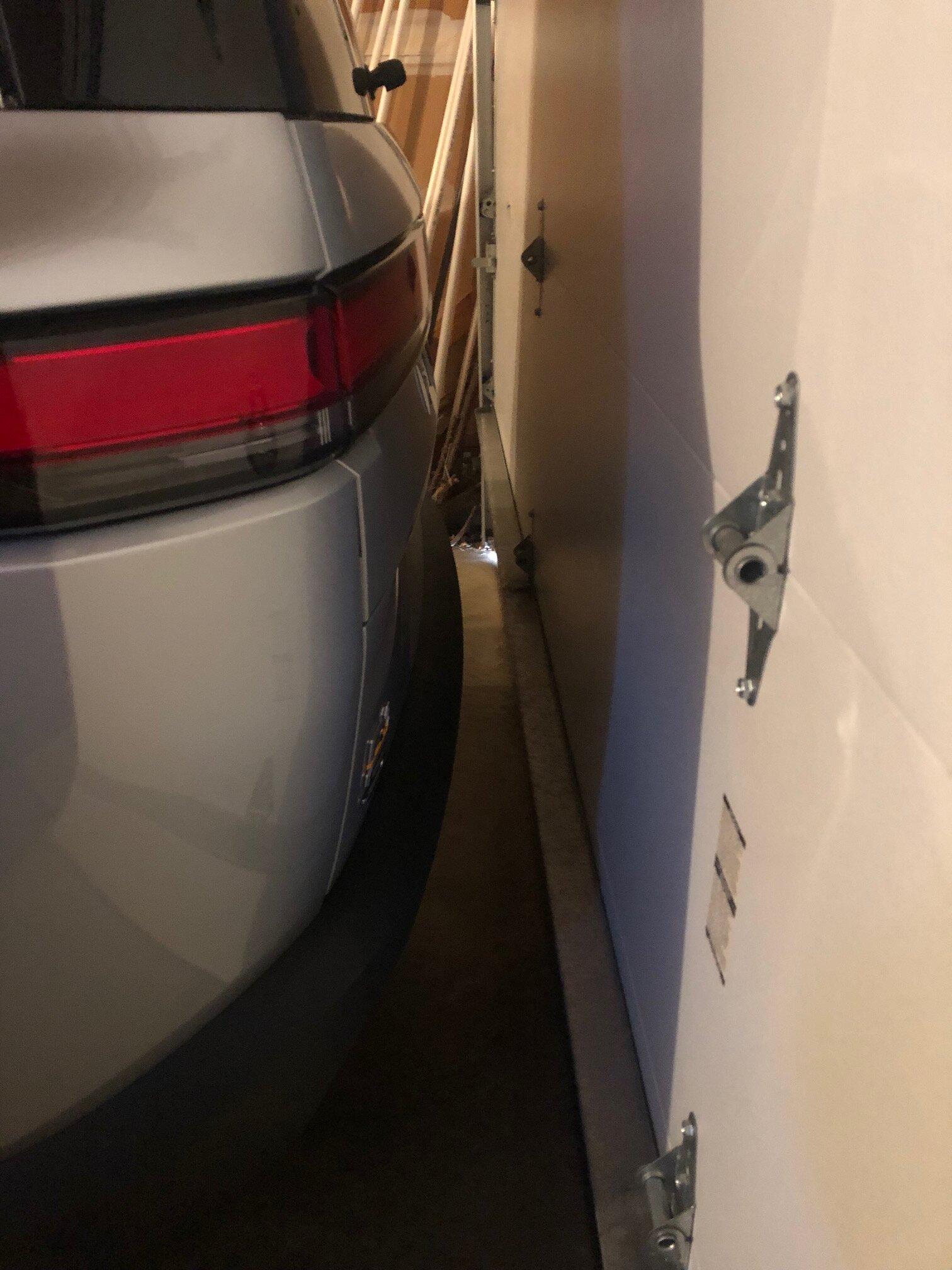 Rivian R1T R1S Tight Garage - Door Hinge Protection Rivian Garage Door