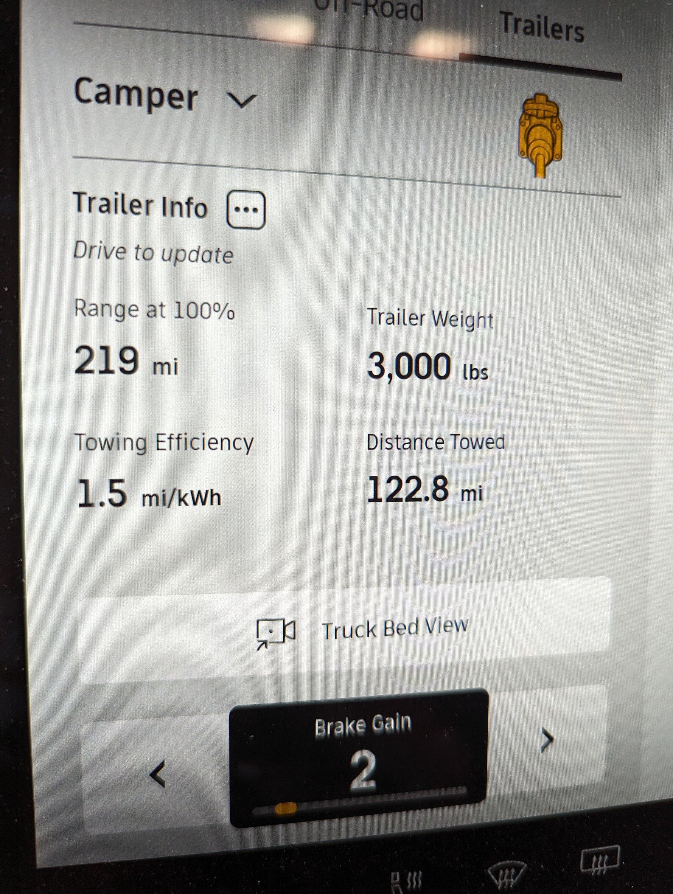 Rivian R1T R1S My initial results with new Tow Mode PXL_20231022_224734201.MP
