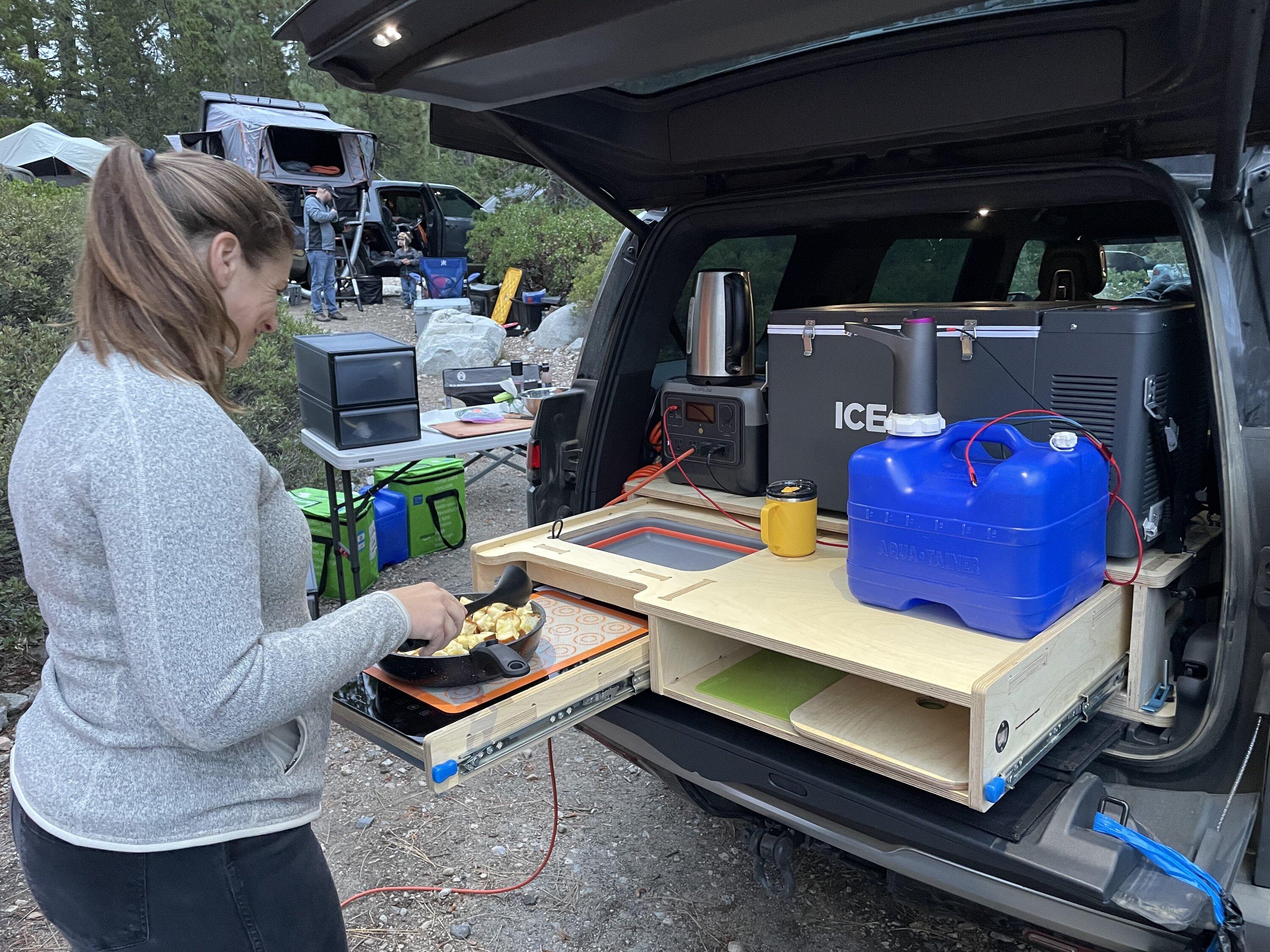 Rivian R1T R1S R1S car camping = successful experience IMG_7106