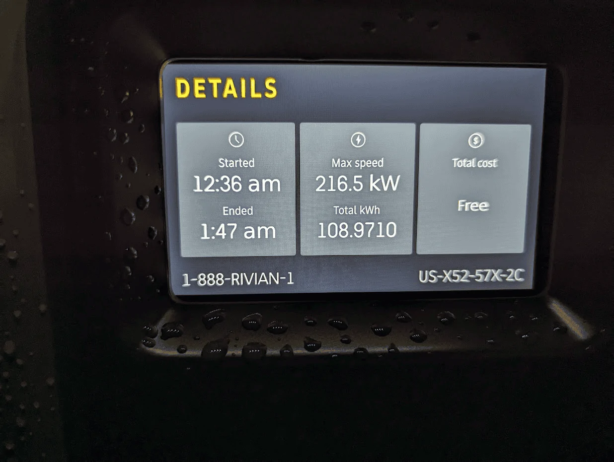 Rivian R1T R1S RAN Rivian Charging Stations Locations Map via Google Maps 1698176039111