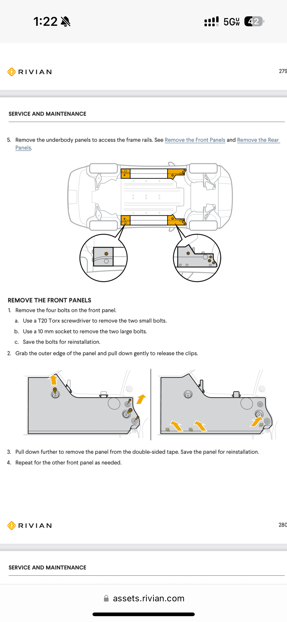 Rivian R1T R1S DIY Tire rotation on the R1S IMG_1403