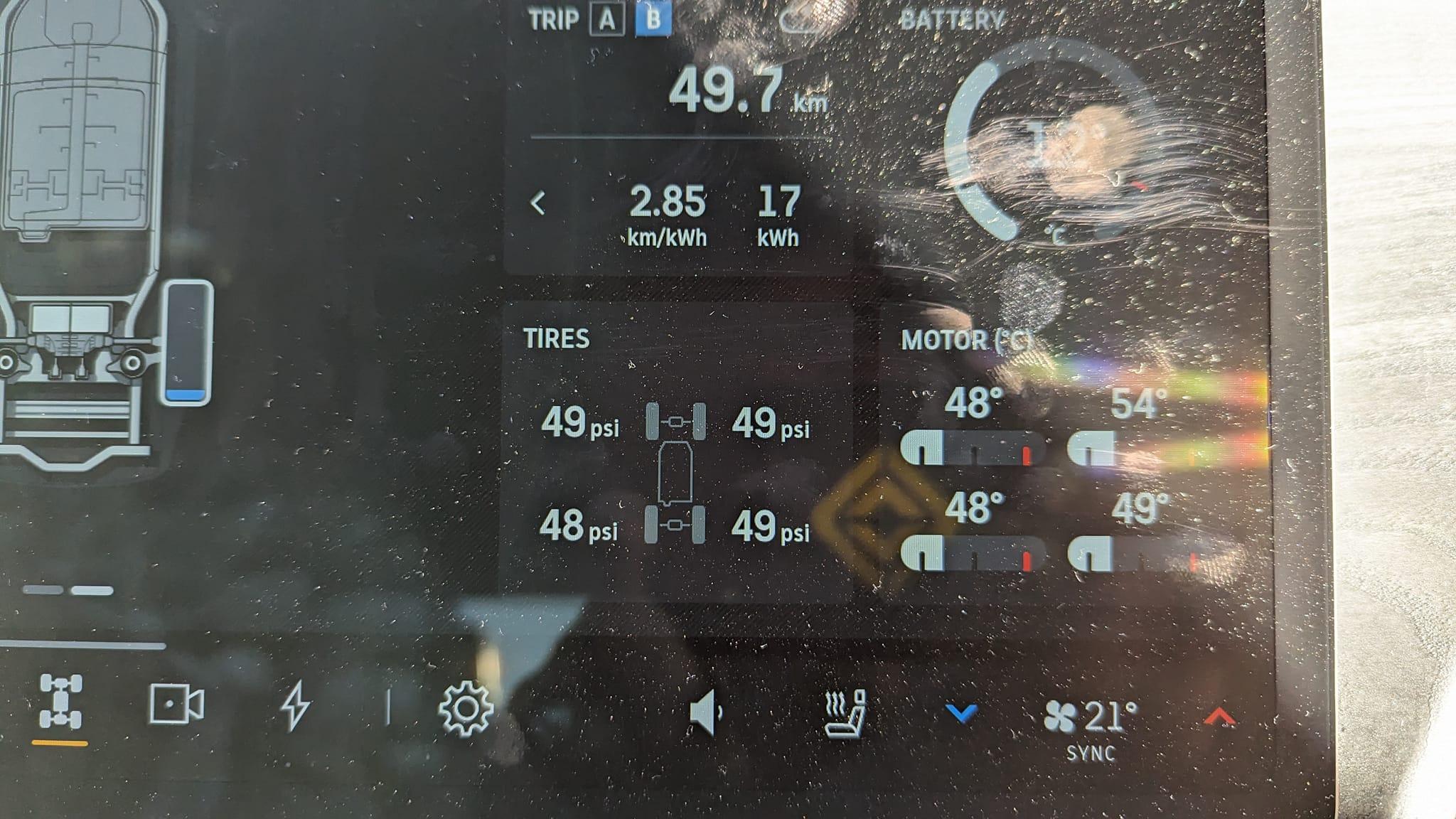 Rivian R1T R1S Correlation between motor temps and steering pull issues 395761601_10168829406325553_5107601884106277272_n