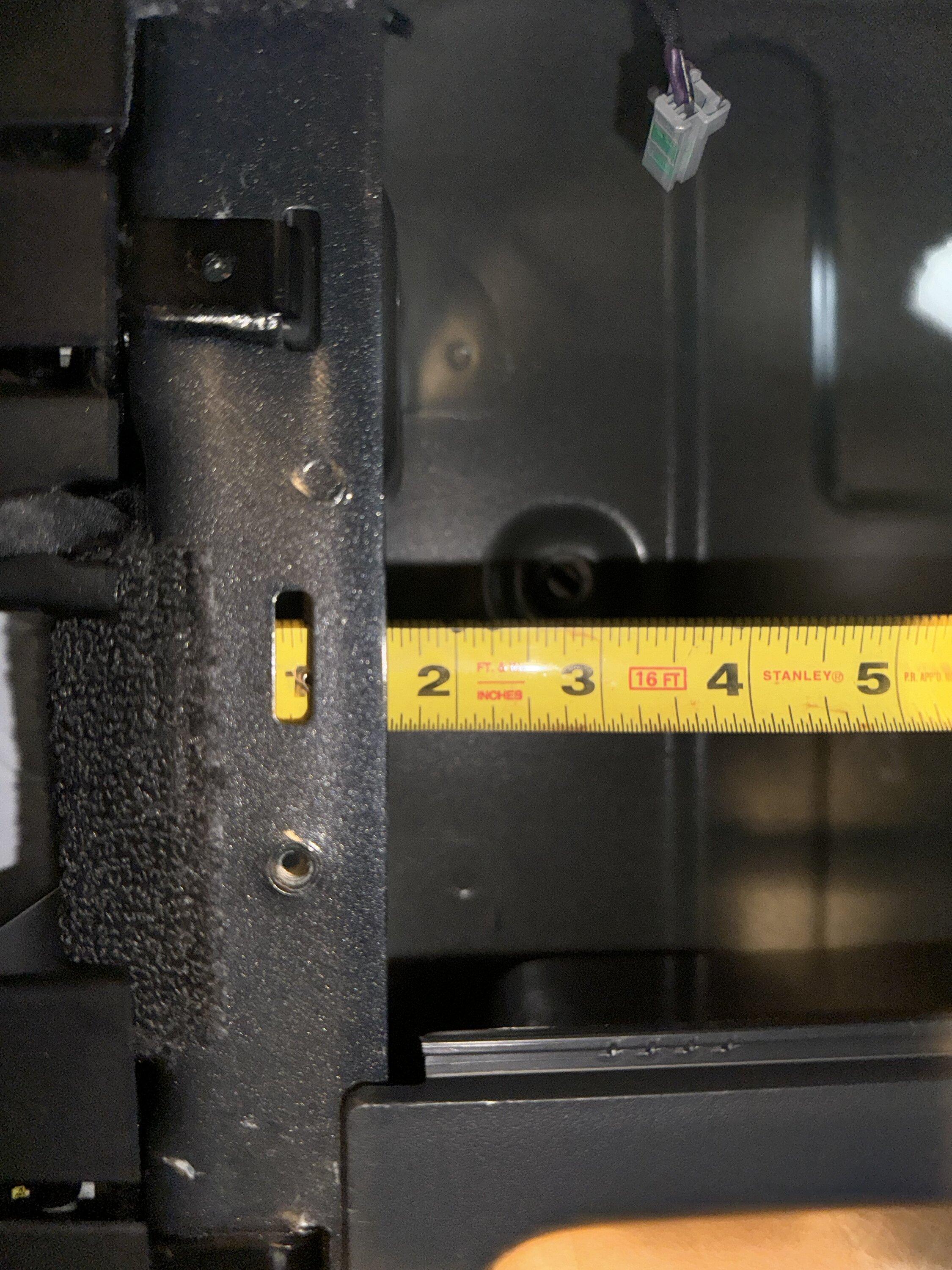 Rivian R1T R1S R1T Subwoofer Area Photos and Measurements IMG_0368