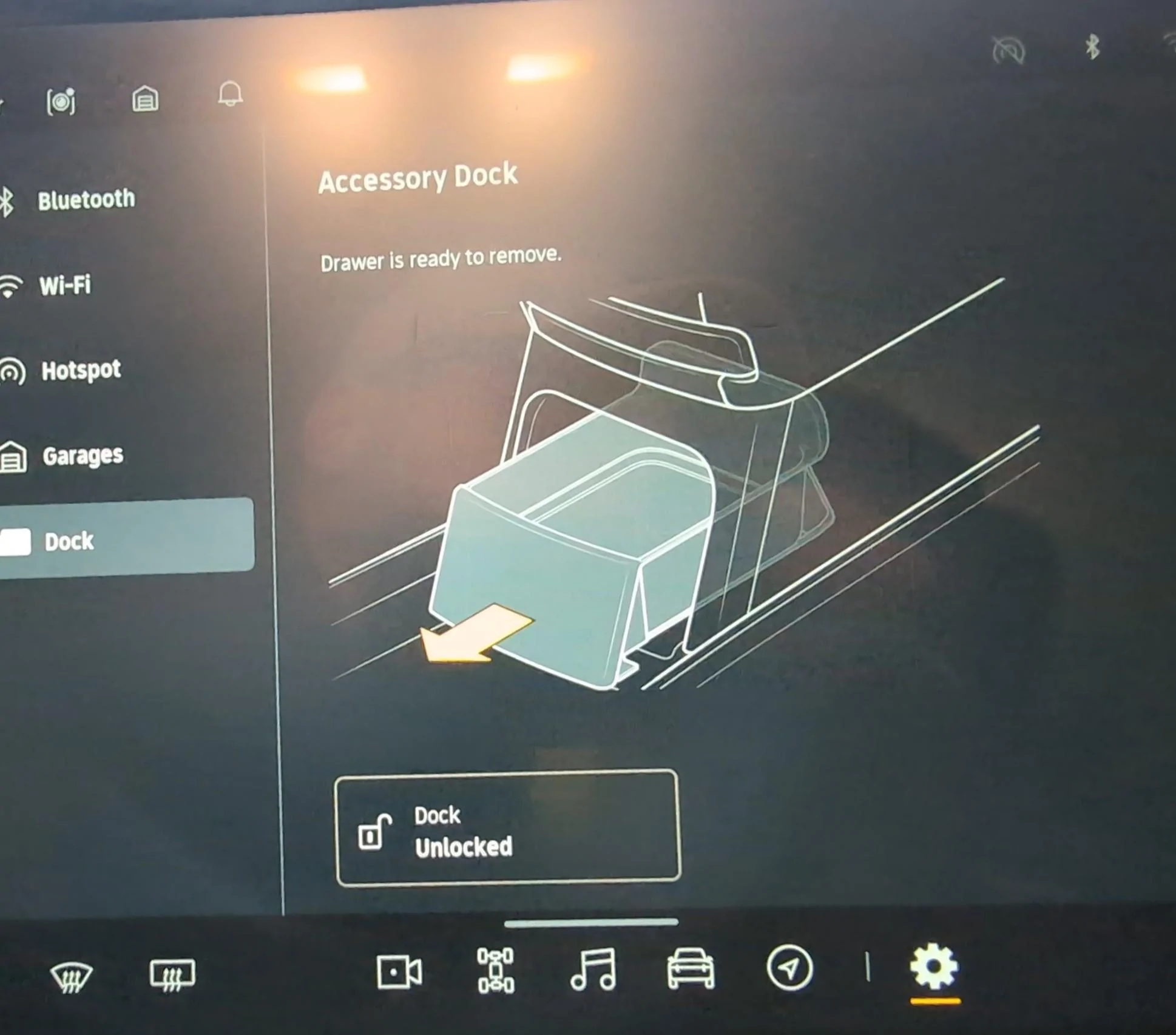 Rivian R1T R1S Preview of Accessory Dock Drawer 1000000462