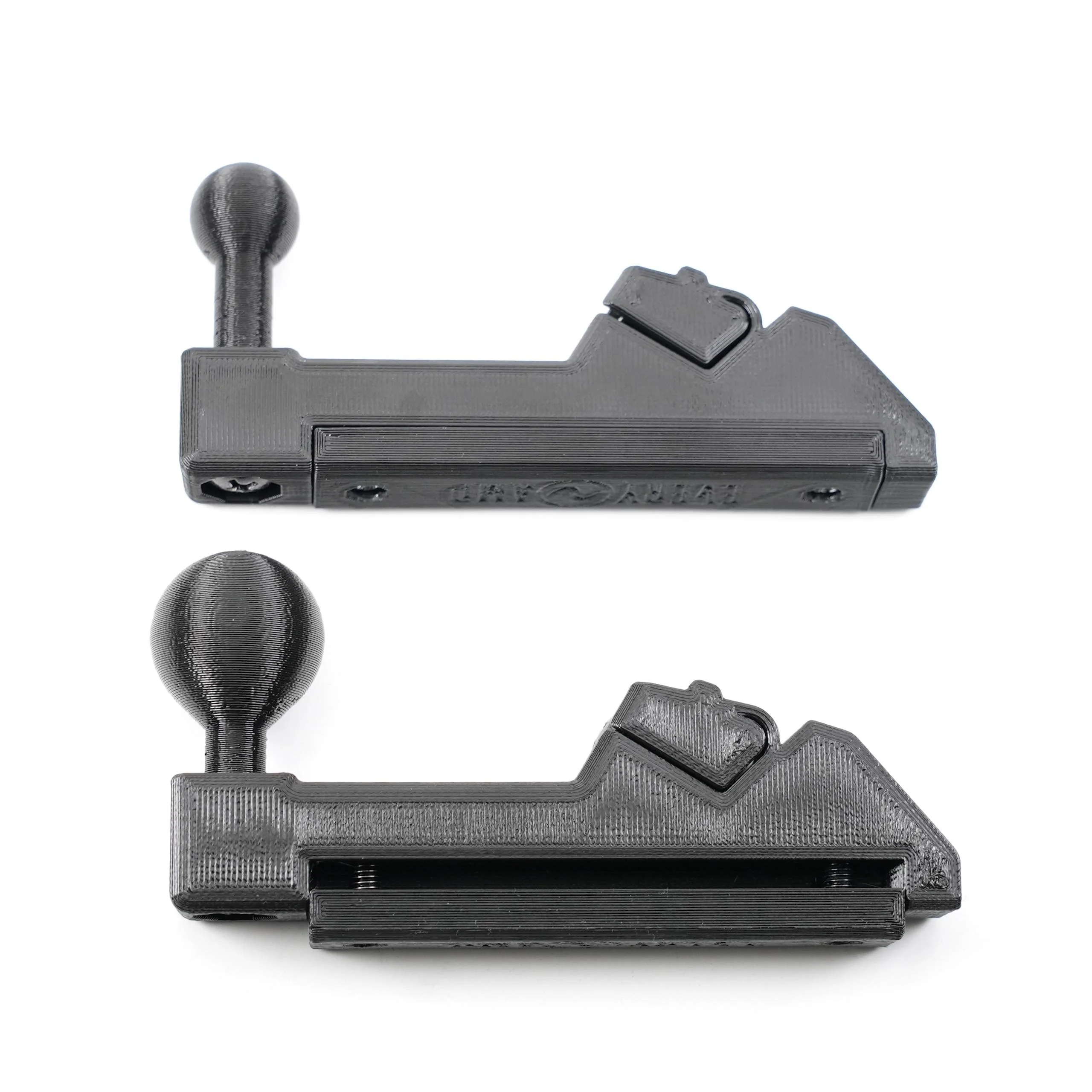 Rivian R1T R1S Phone Mount Dash Anchor - 17mm, 20mm, & 25mm Ball Mount Size Options DSC01756