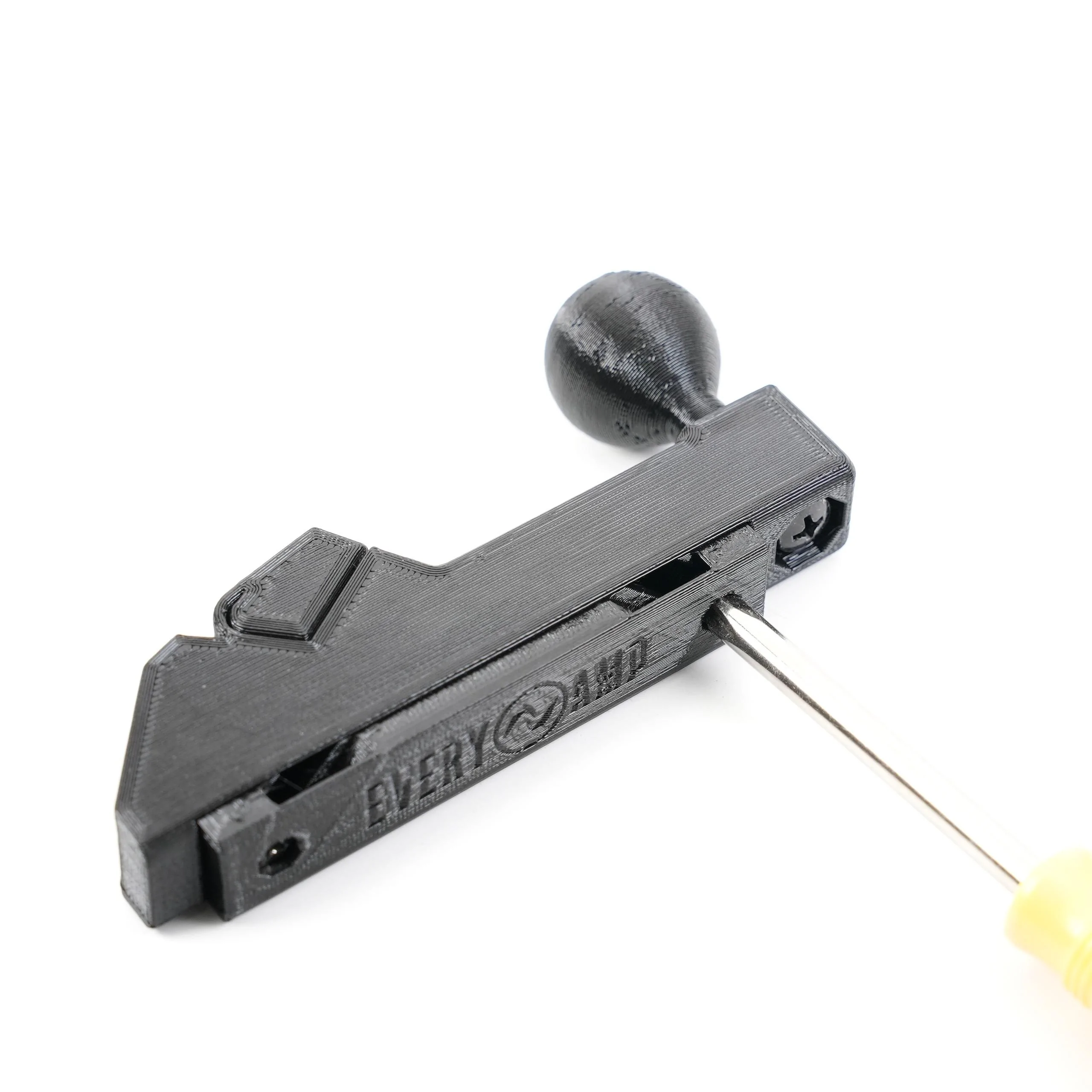 Rivian R1T R1S Phone Mount Dash Anchor - 17mm, 20mm, & 25mm Ball Mount Size Options DSC01755