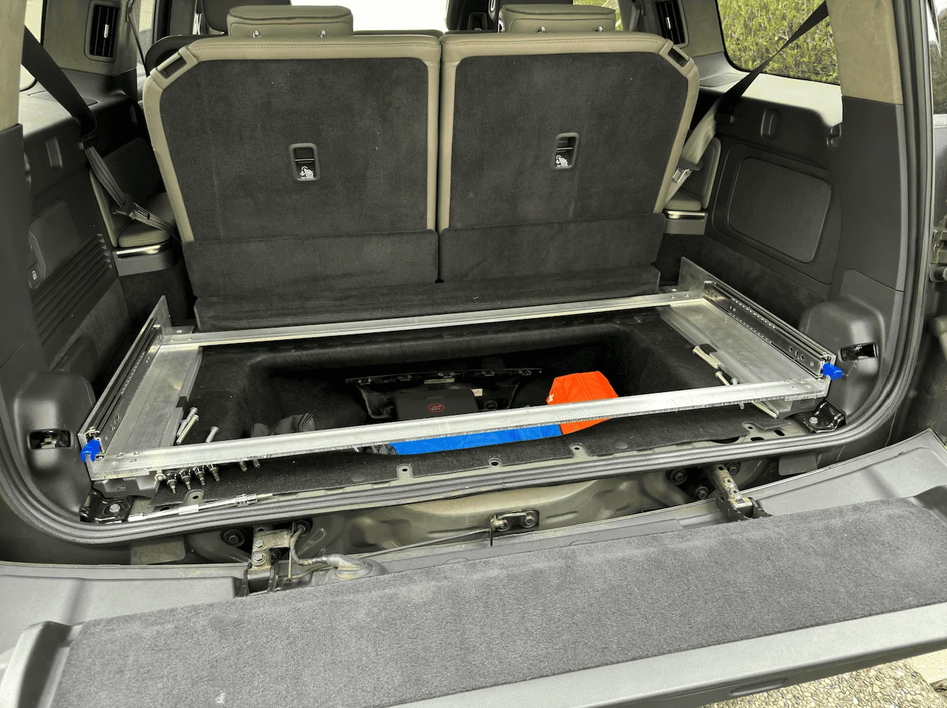 Rivian R1T R1S DIY Aluminum Fridge Slide Project for R1S Screenshot 2023-10-30 16.13.17