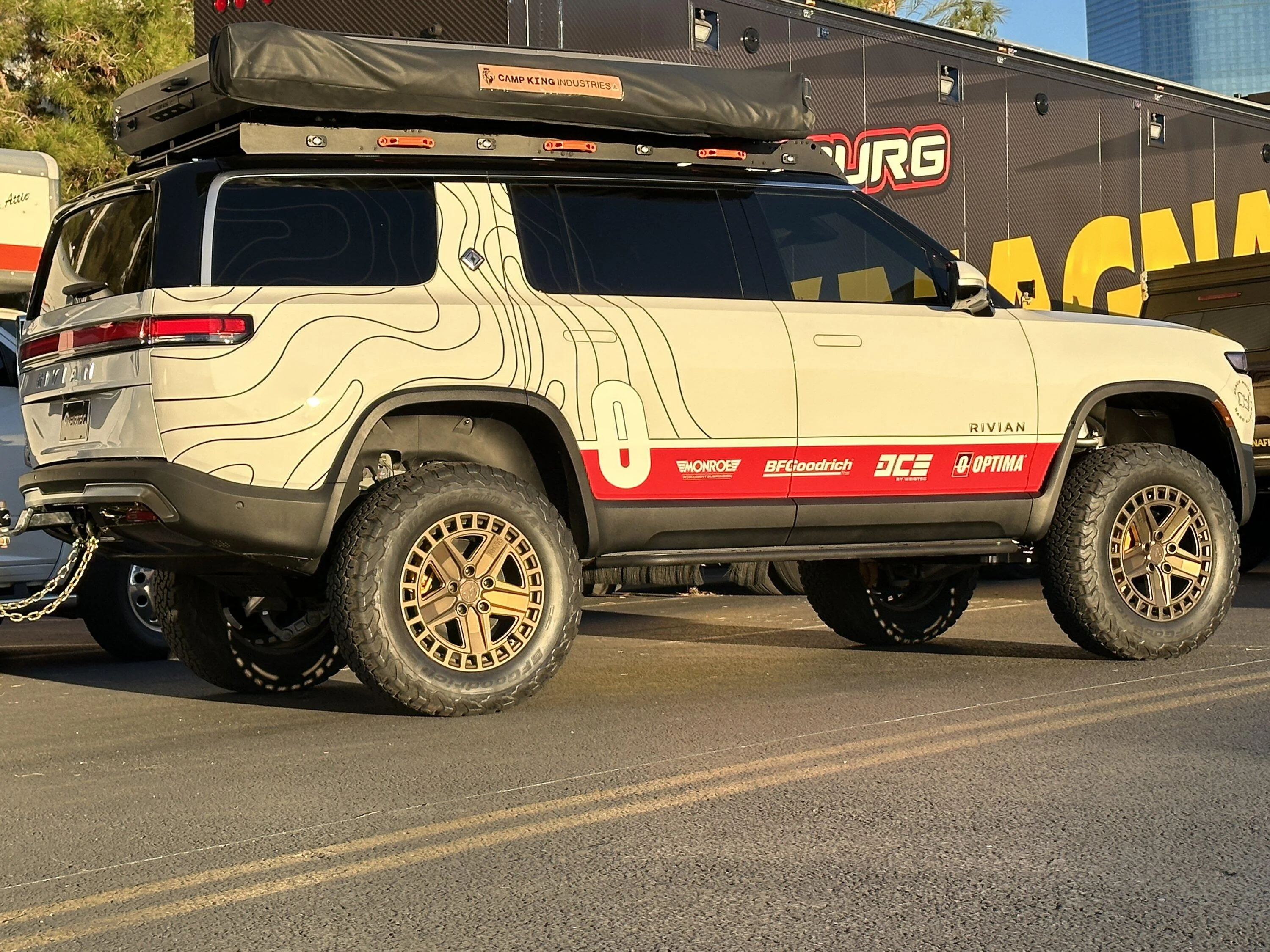 Rivian R1T R1S Lifted right - OPTIMA Overland R1S debuts at SEMA IMG_5156