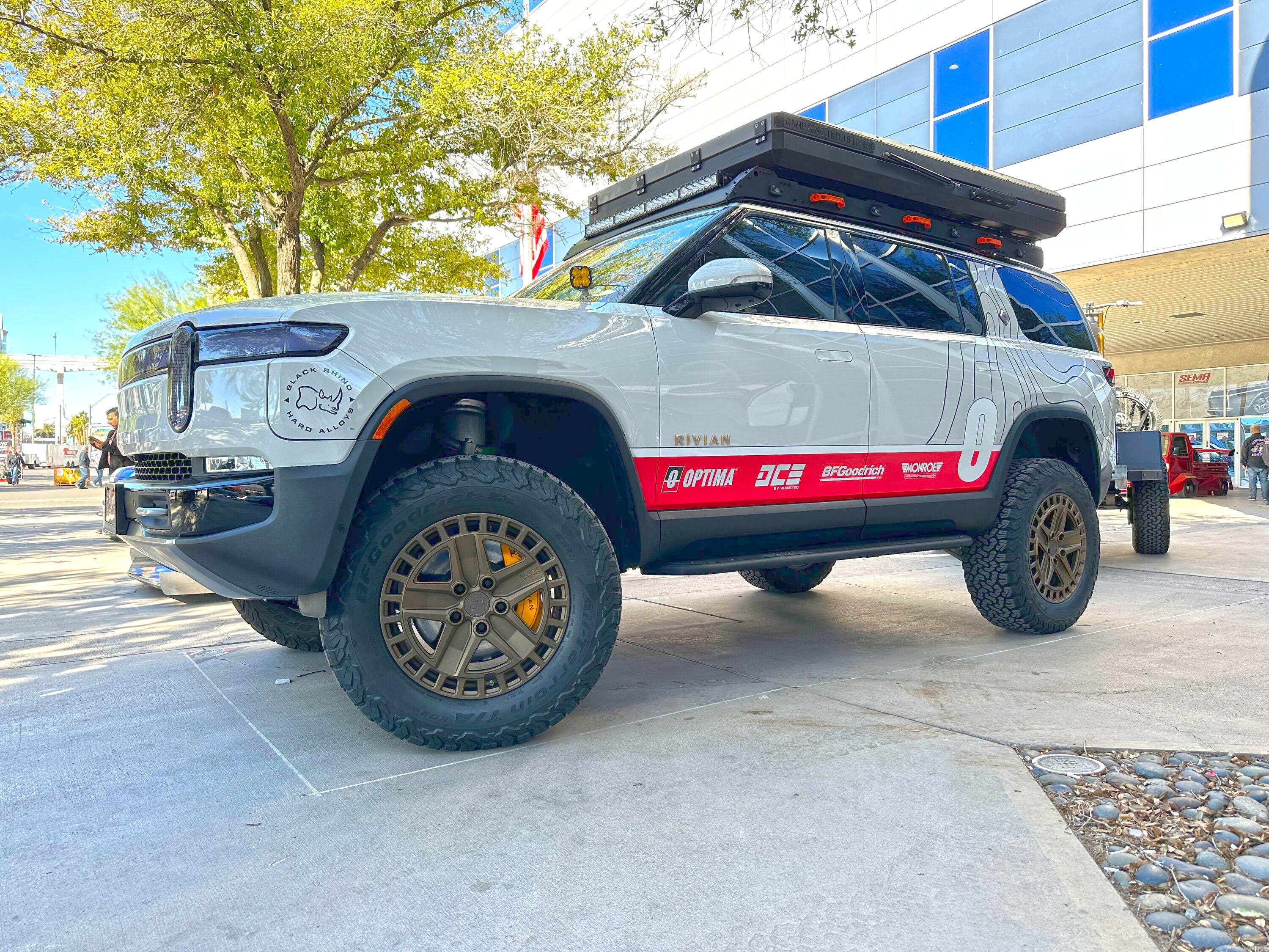 Rivian R1T R1S Lifted right - OPTIMA Overland R1S debuts at SEMA IMG_5166