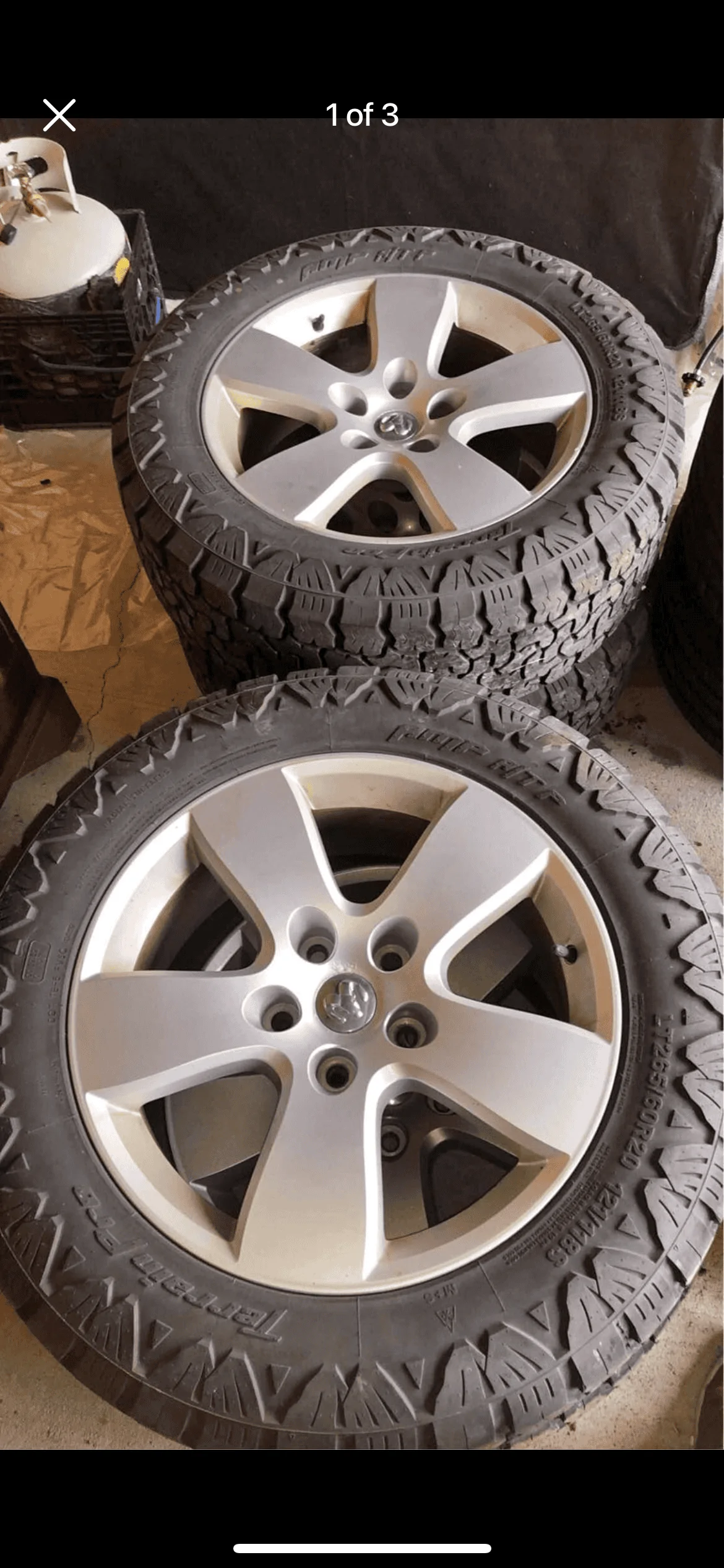 Rivian R1T R1S Affordable Winter Wheels Setup: Ram 2363 IMG_3076