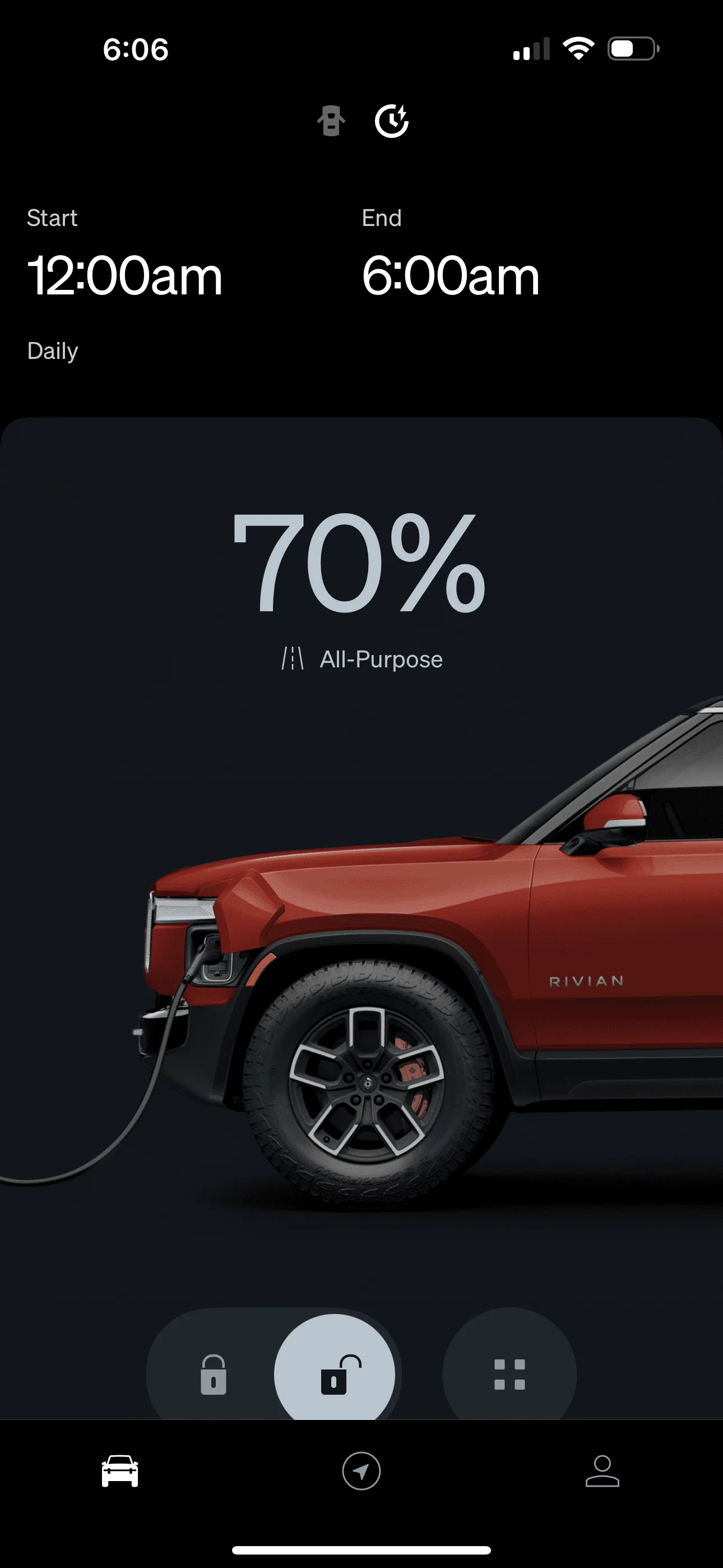 Rivian R1T R1S Rivian App 2.4.0 available IMG_3545