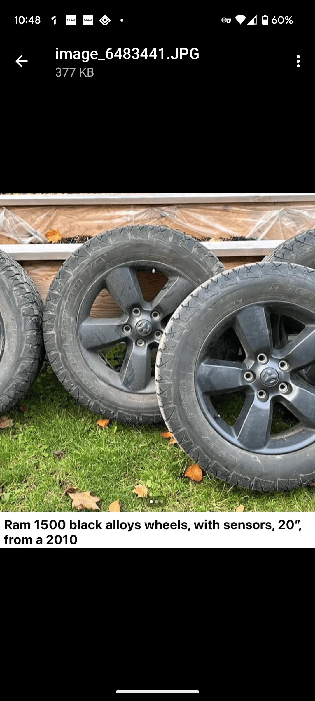 Rivian R1T R1S Affordable Winter Wheels Setup: Ram 2363 Screenshot_20231101-224857