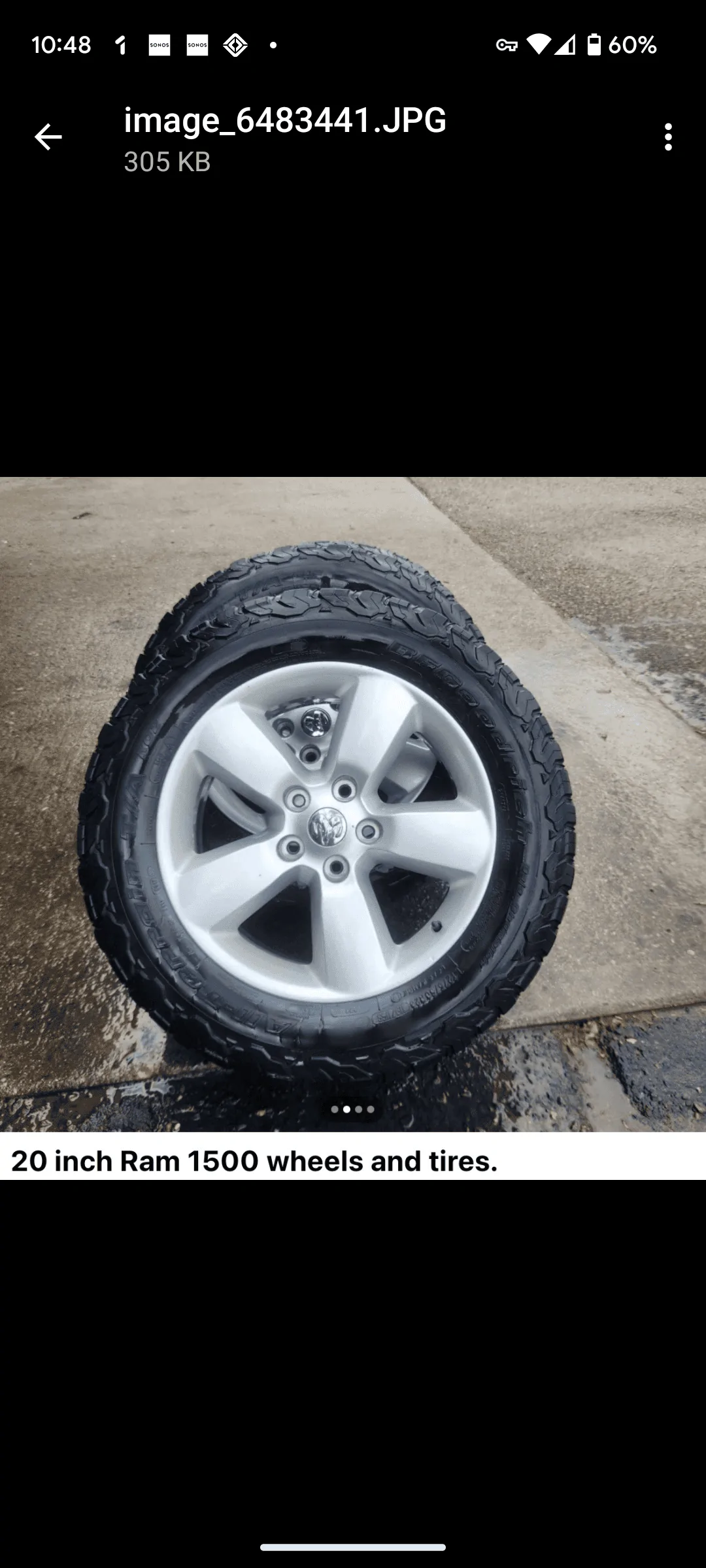 Rivian R1T R1S Affordable Winter Wheels Setup: Ram 2363 Screenshot_20231101-224844