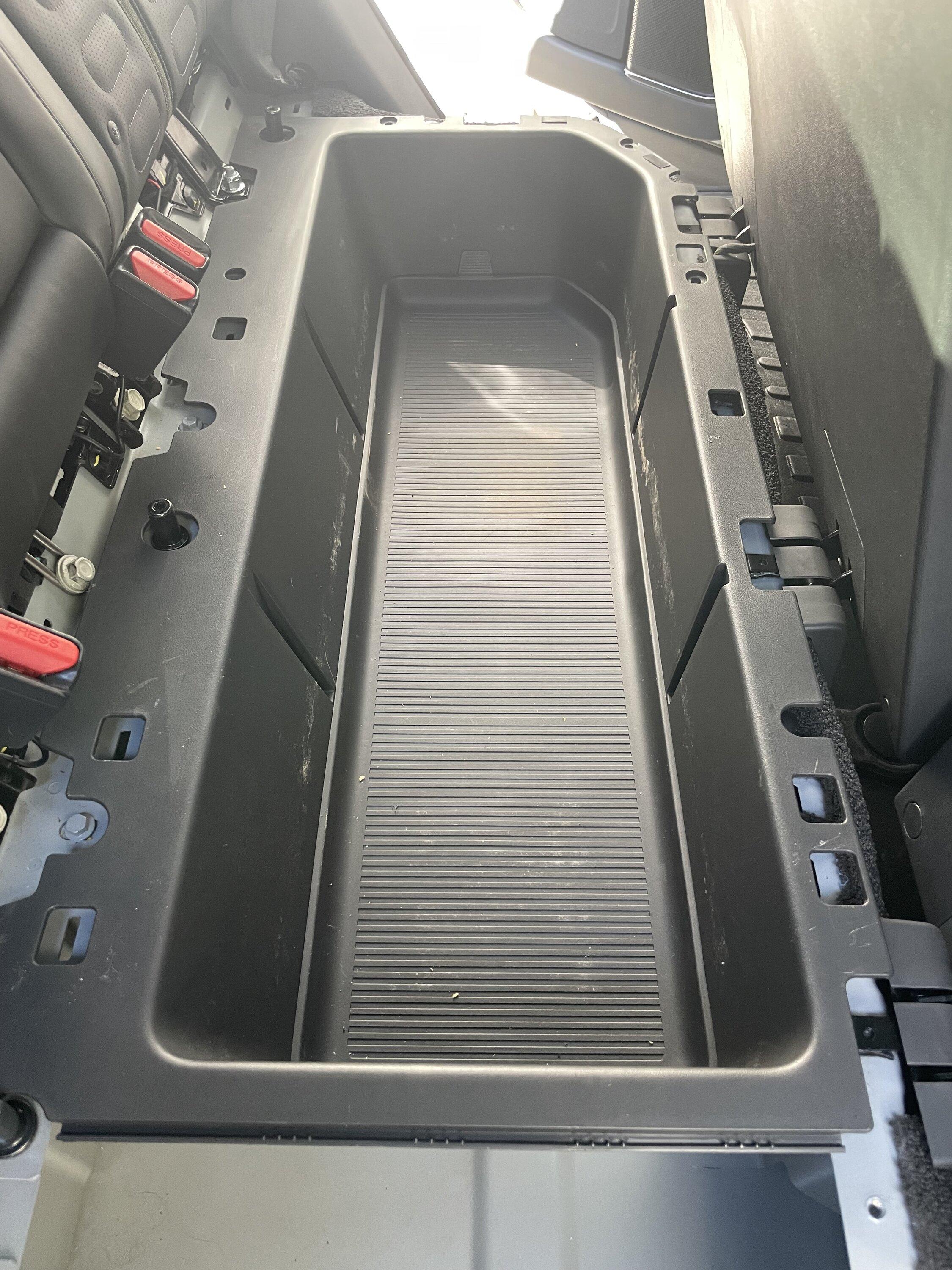 Rivian R1T R1S R1T aftermarket market subwoofer dual 10 IMG_3056