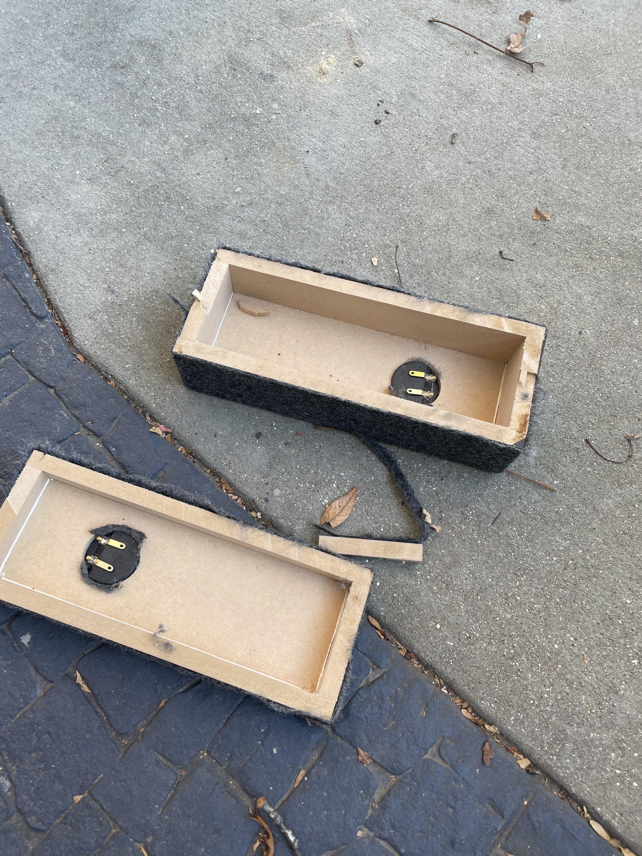 Rivian R1T R1S R1T aftermarket market subwoofer dual 10 IMG_3064