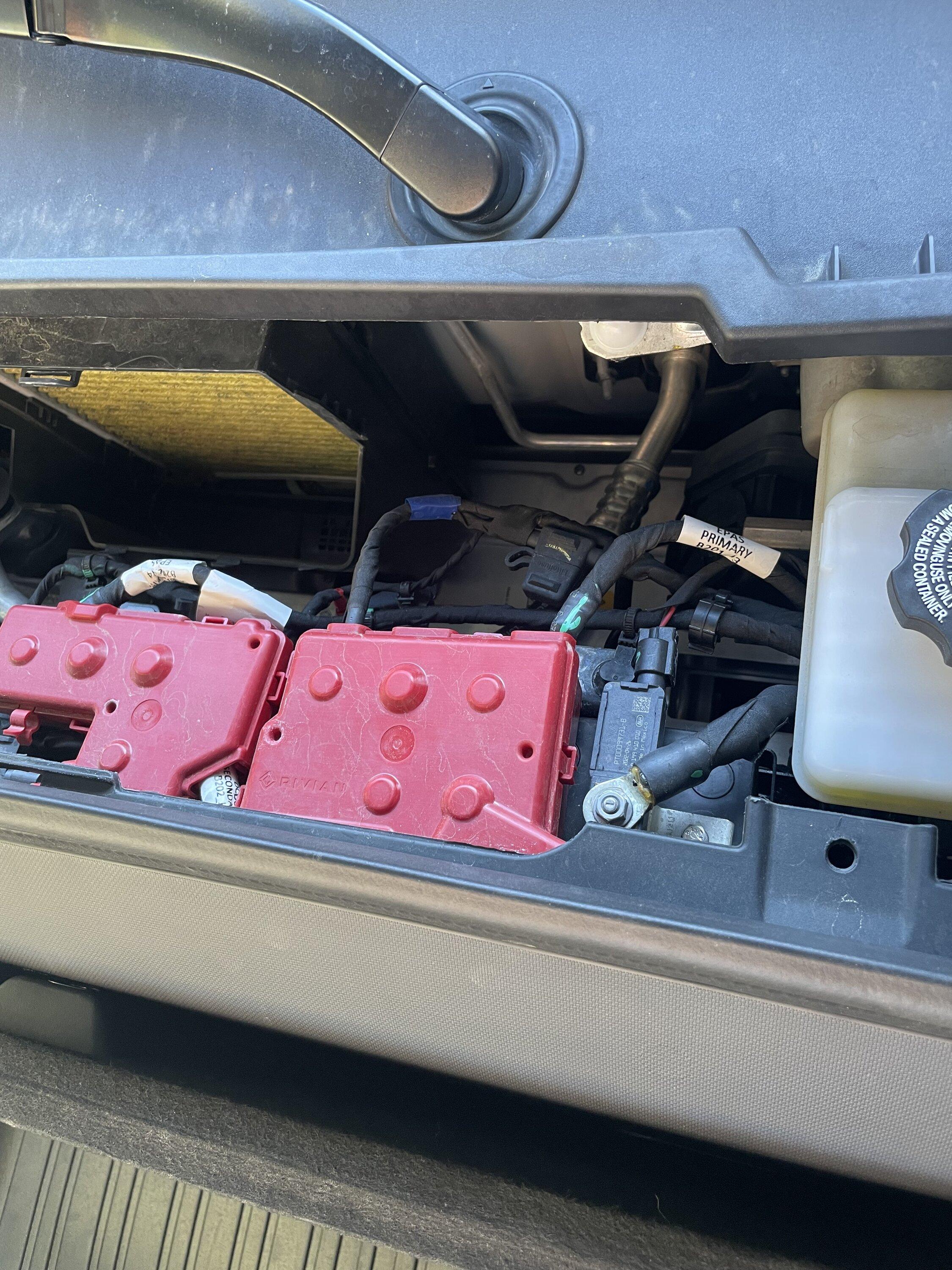 Rivian R1T R1S R1T aftermarket market subwoofer dual 10 IMG_3068