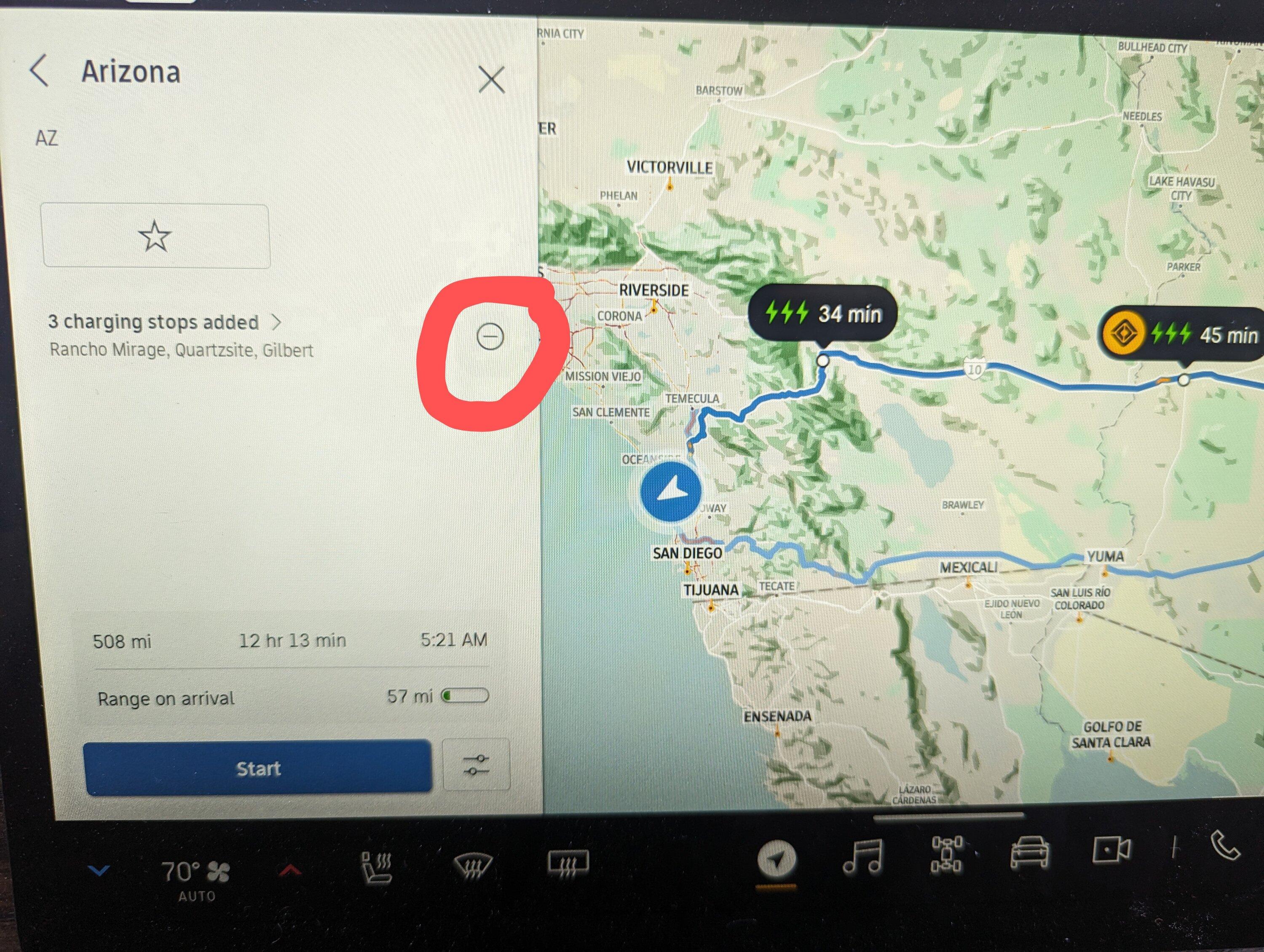 Rivian R1T R1S HELP! Can I use Nav without it forcing charging stops PXL_20231103_000754992~2