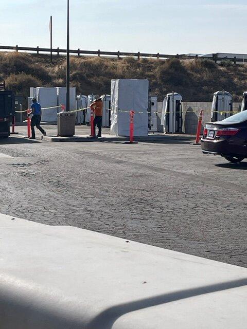 Rivian R1T R1S Buttonwillow CA RAN station progress IMG_8213