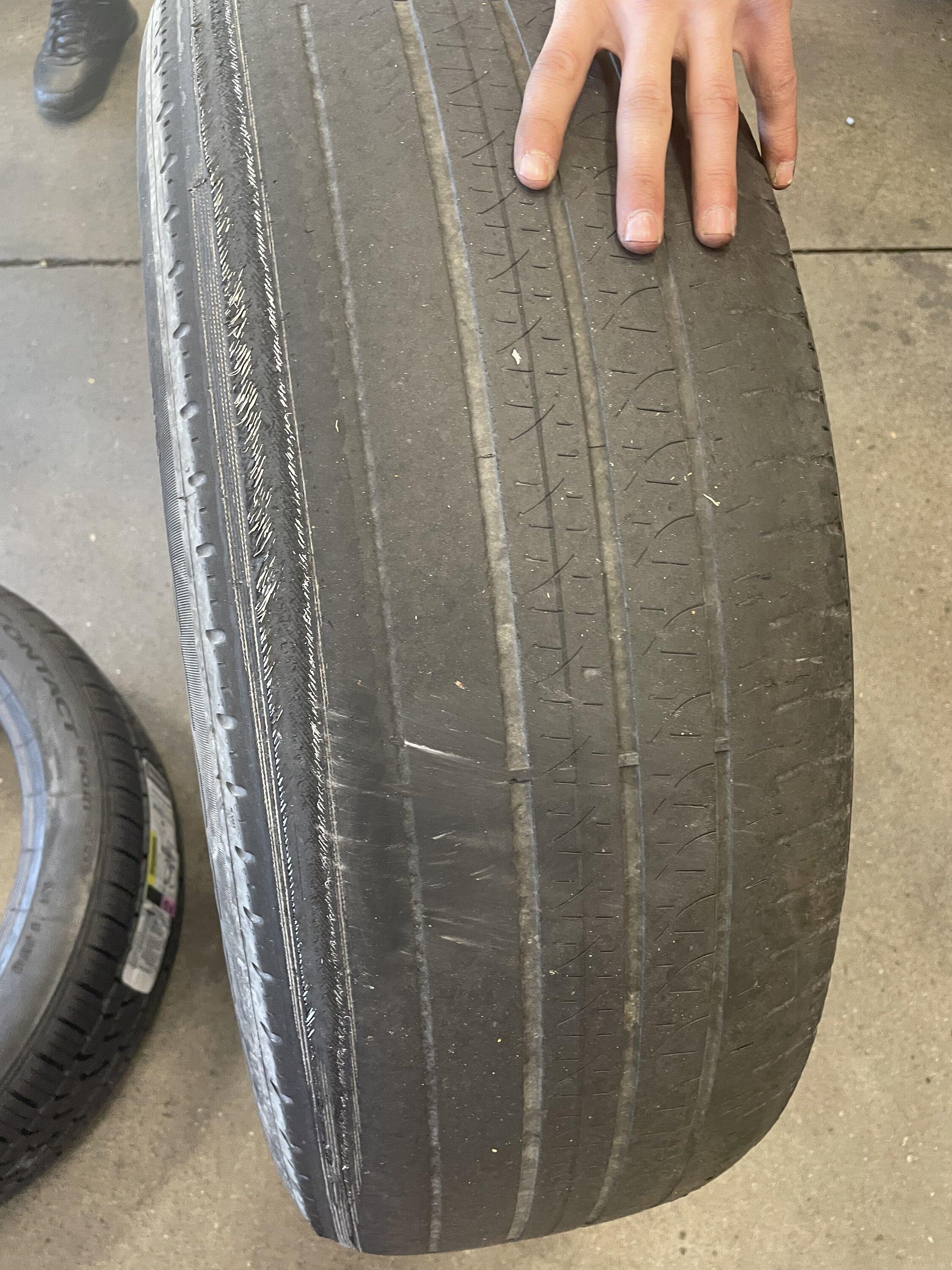 Rivian R1T R1S Interesting comment about tire tread wear IMG_5367