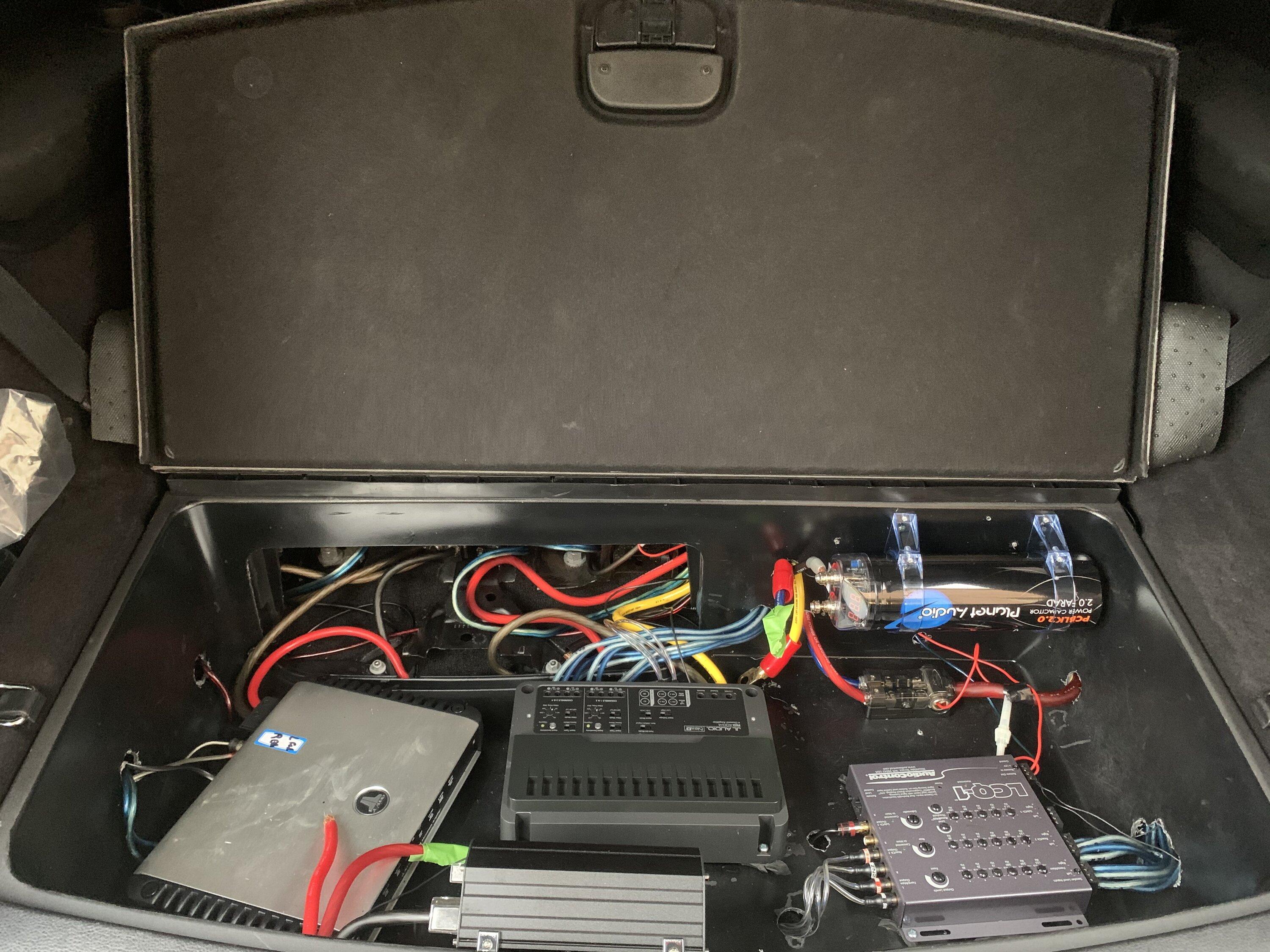 Rivian R1T R1S R1T aftermarket market subwoofer dual 10 IMG_1636
