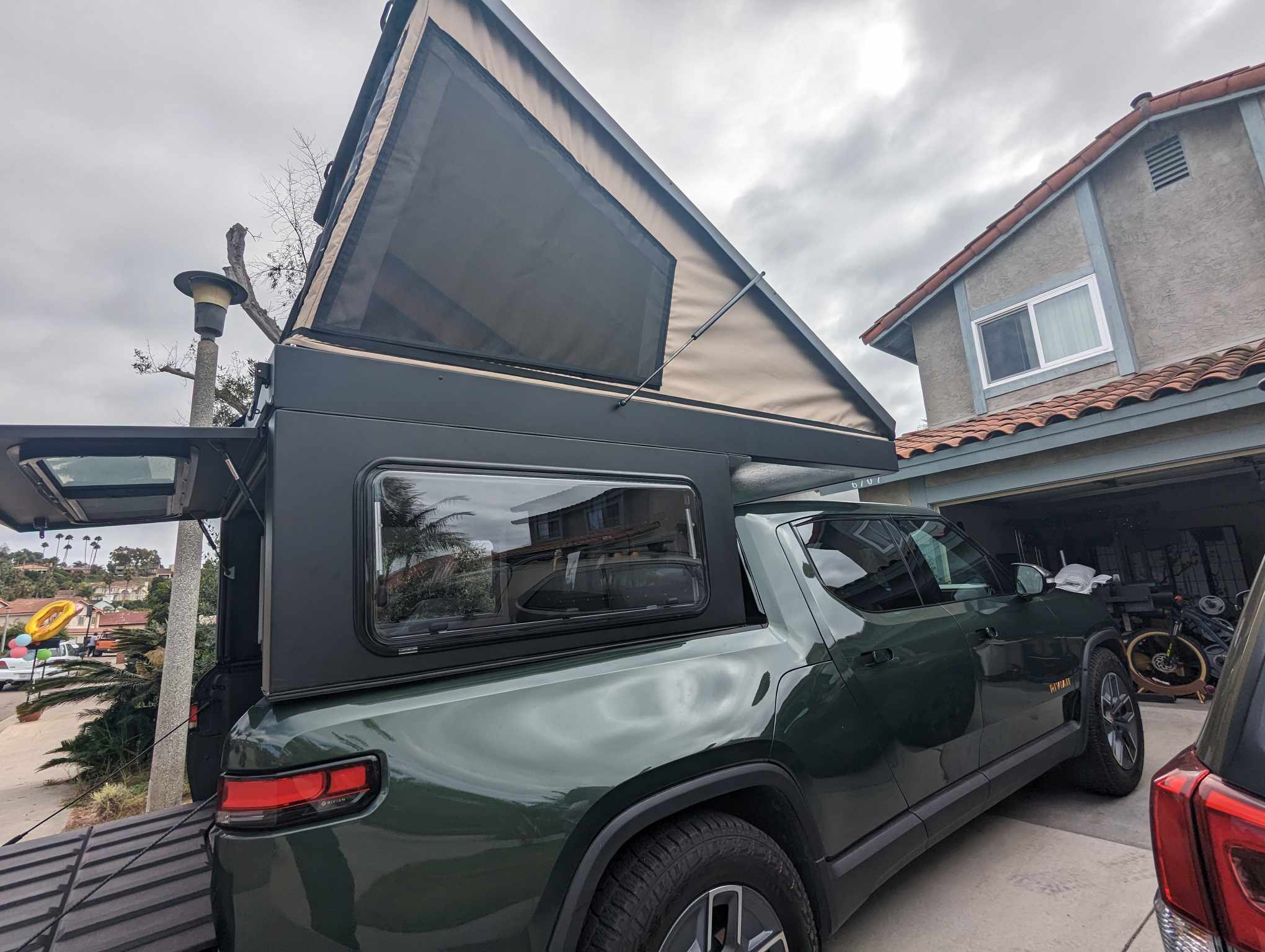Rivian R1T R1S 800 Mile Camping Road Trip to Yosemite with R1T and Oru Designs Tenfold Camper received_1045451323477842