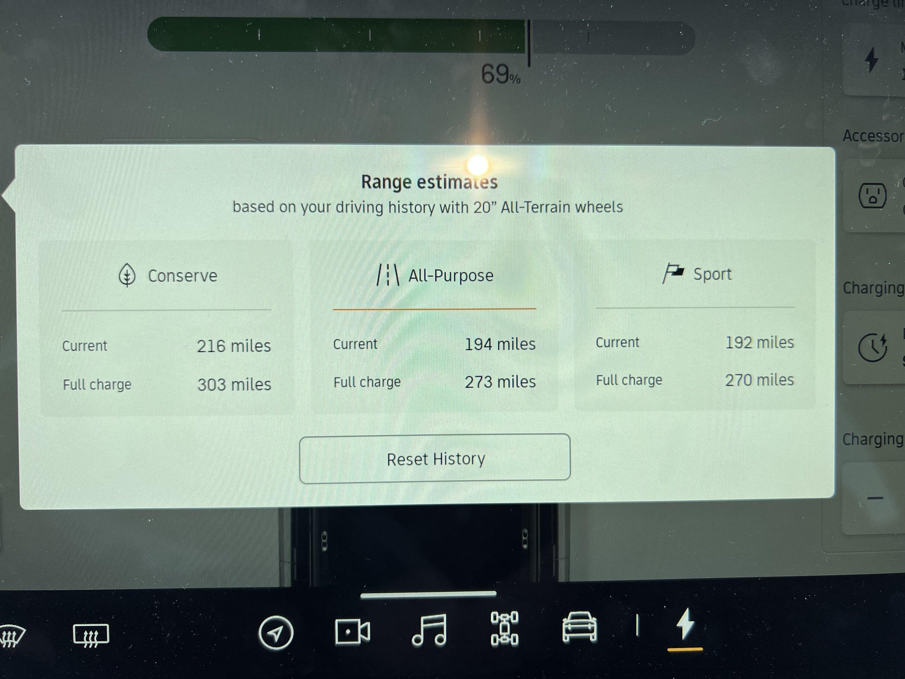 Rivian R1T R1S Will Range Estimate go up if driven slower? IMG_5805